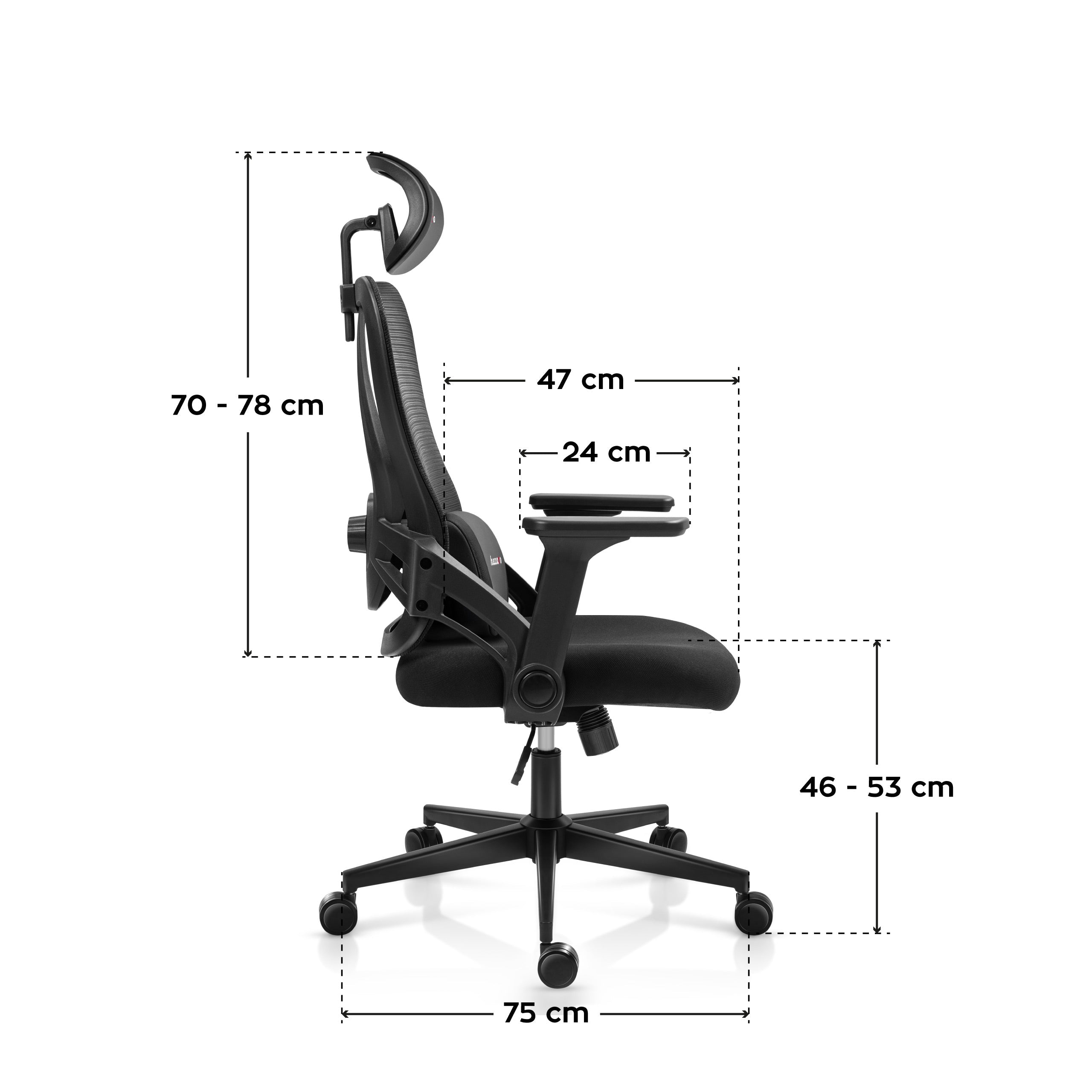Sillón gaming Huzaro Combat 2.7 Black