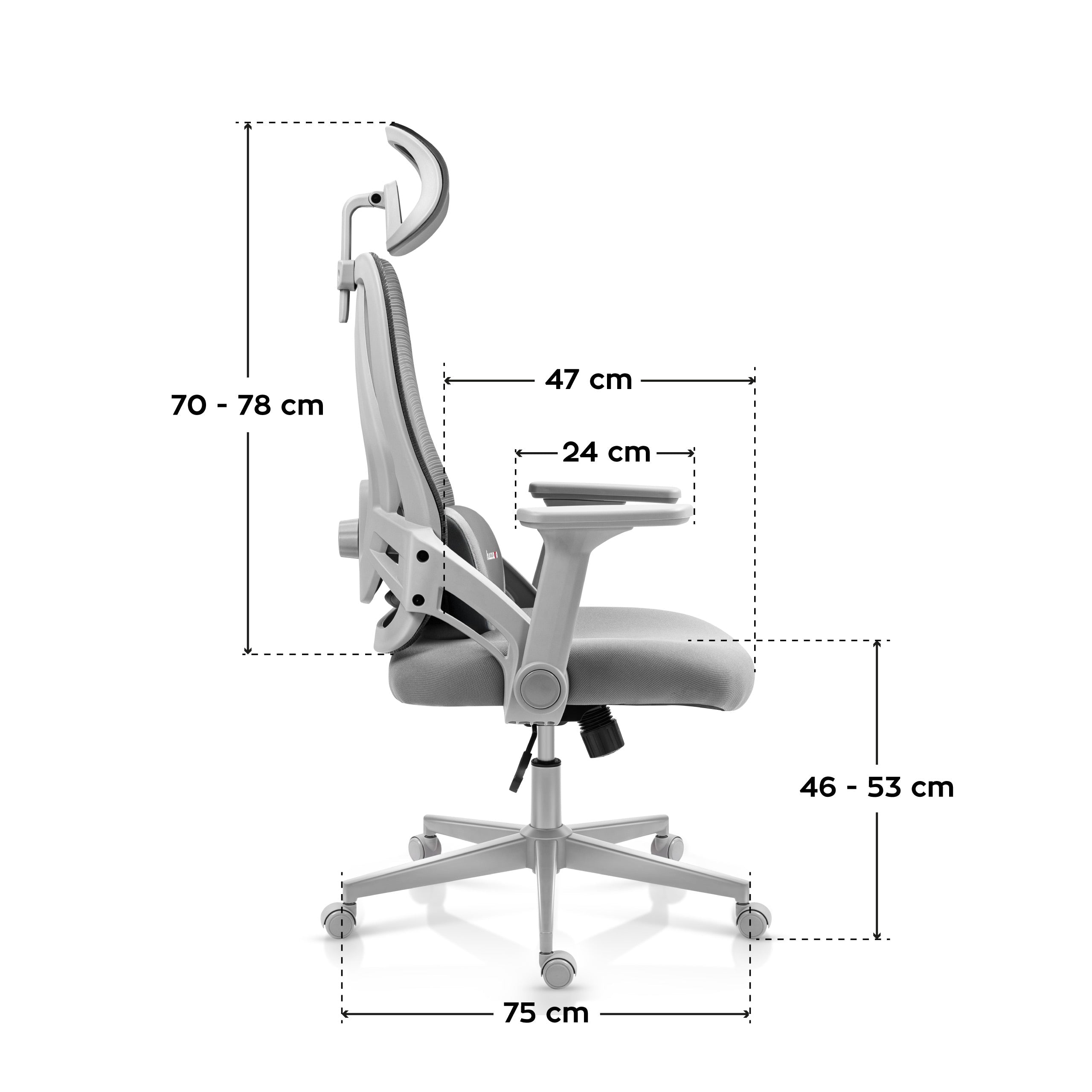 Sillón gaming Huzaro Combat 2.7 Grey
