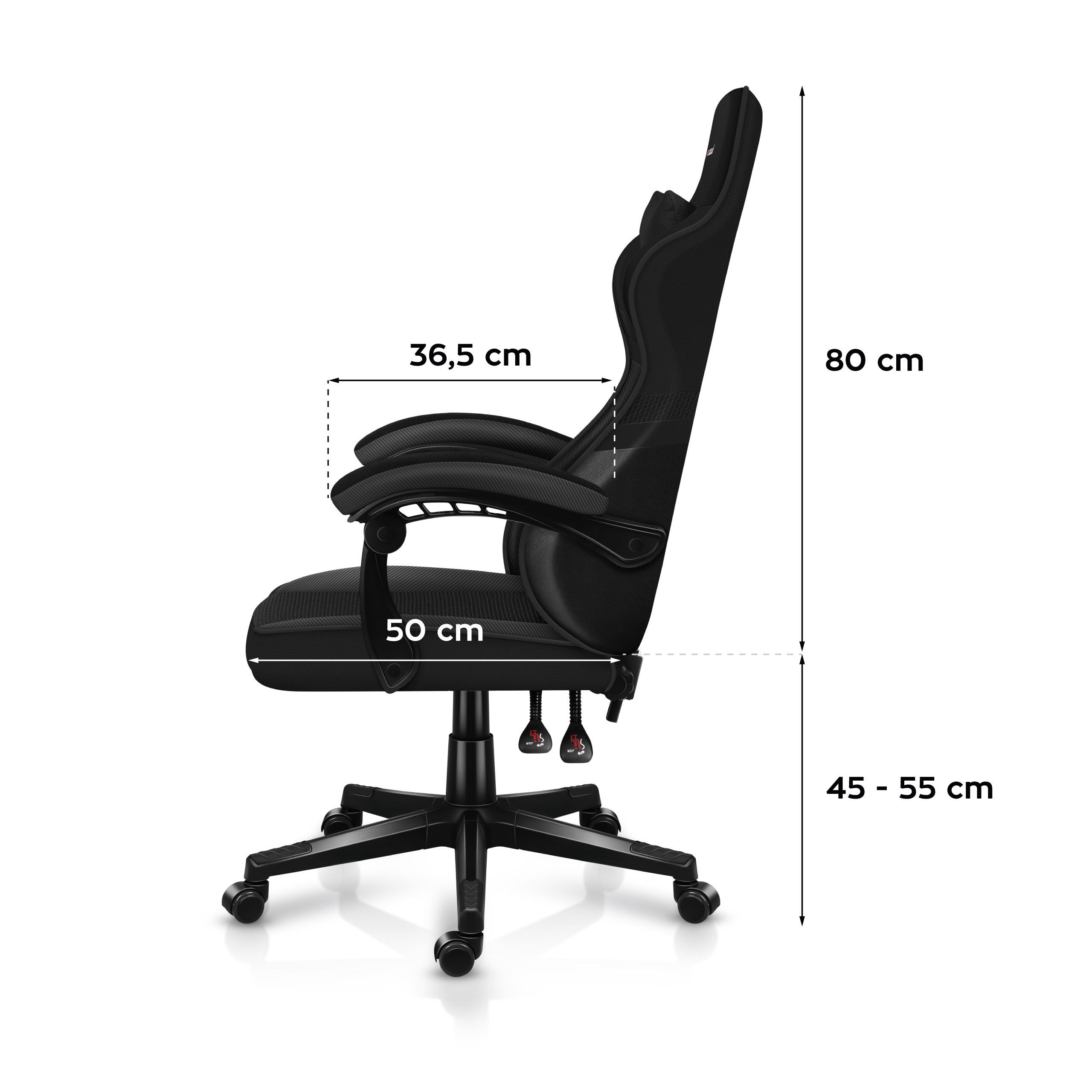 Sillón gaming HUZARO FORCE 4.4 Carbon