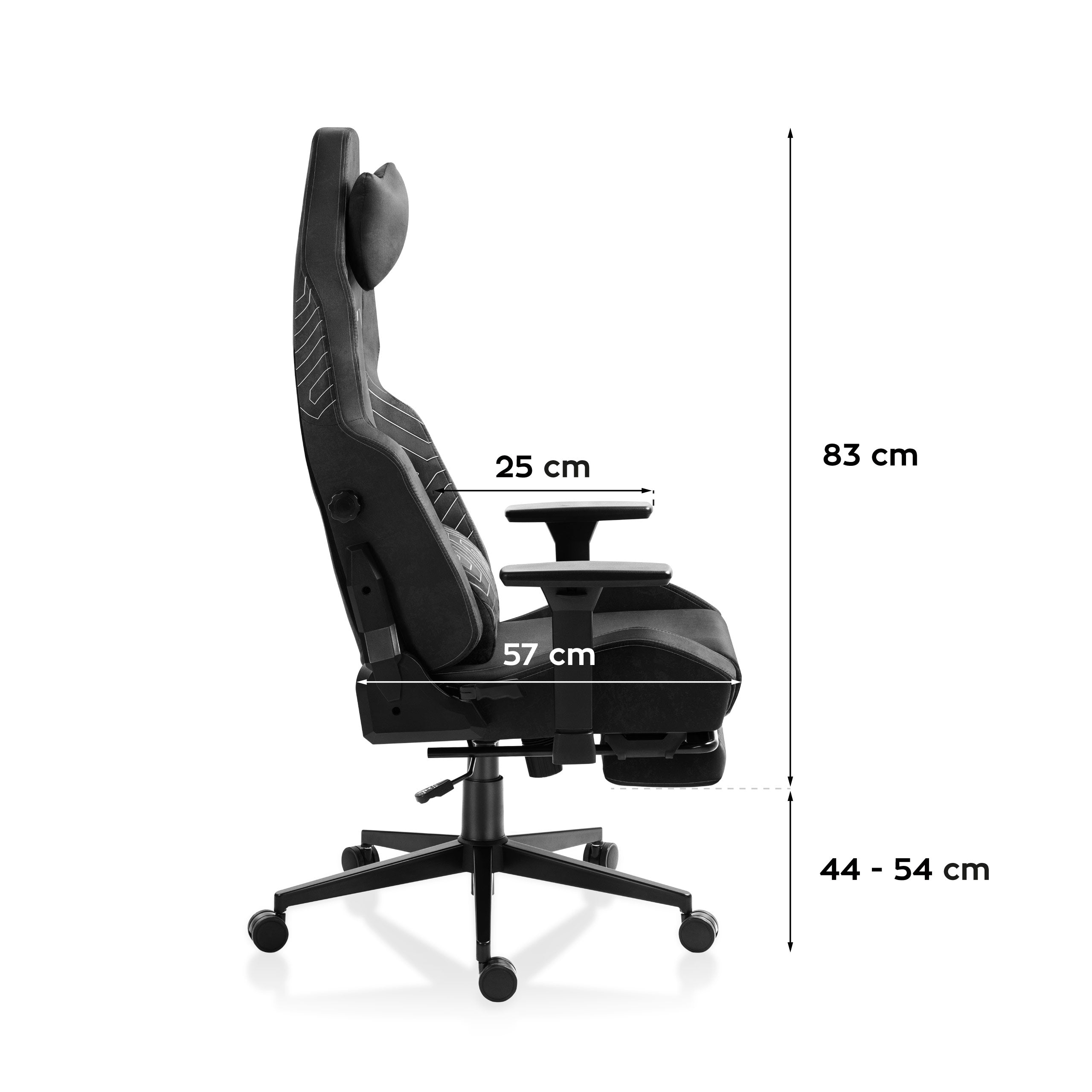 Sillón gaming HUZARO FORCE 8.1 Negro