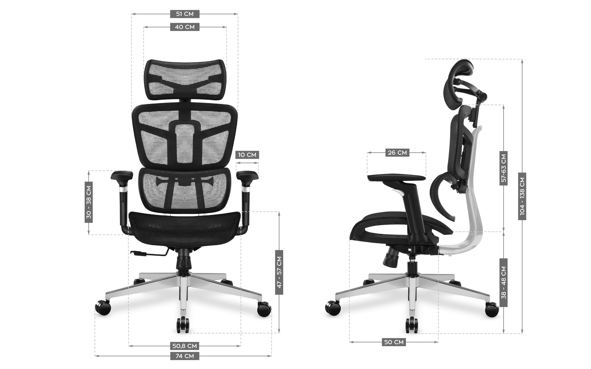 Sillón giratorio Mark Adler Expert 5.7 Black