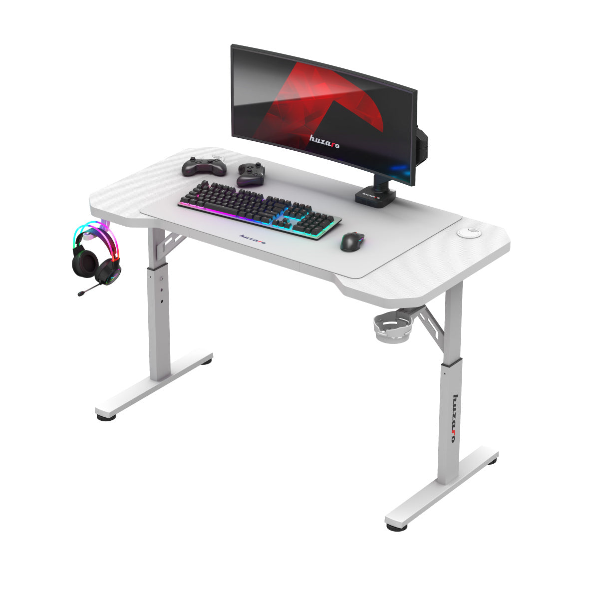 Escritorio para videojuegos Huzaro Hero 2.6 Blanco 120 cm