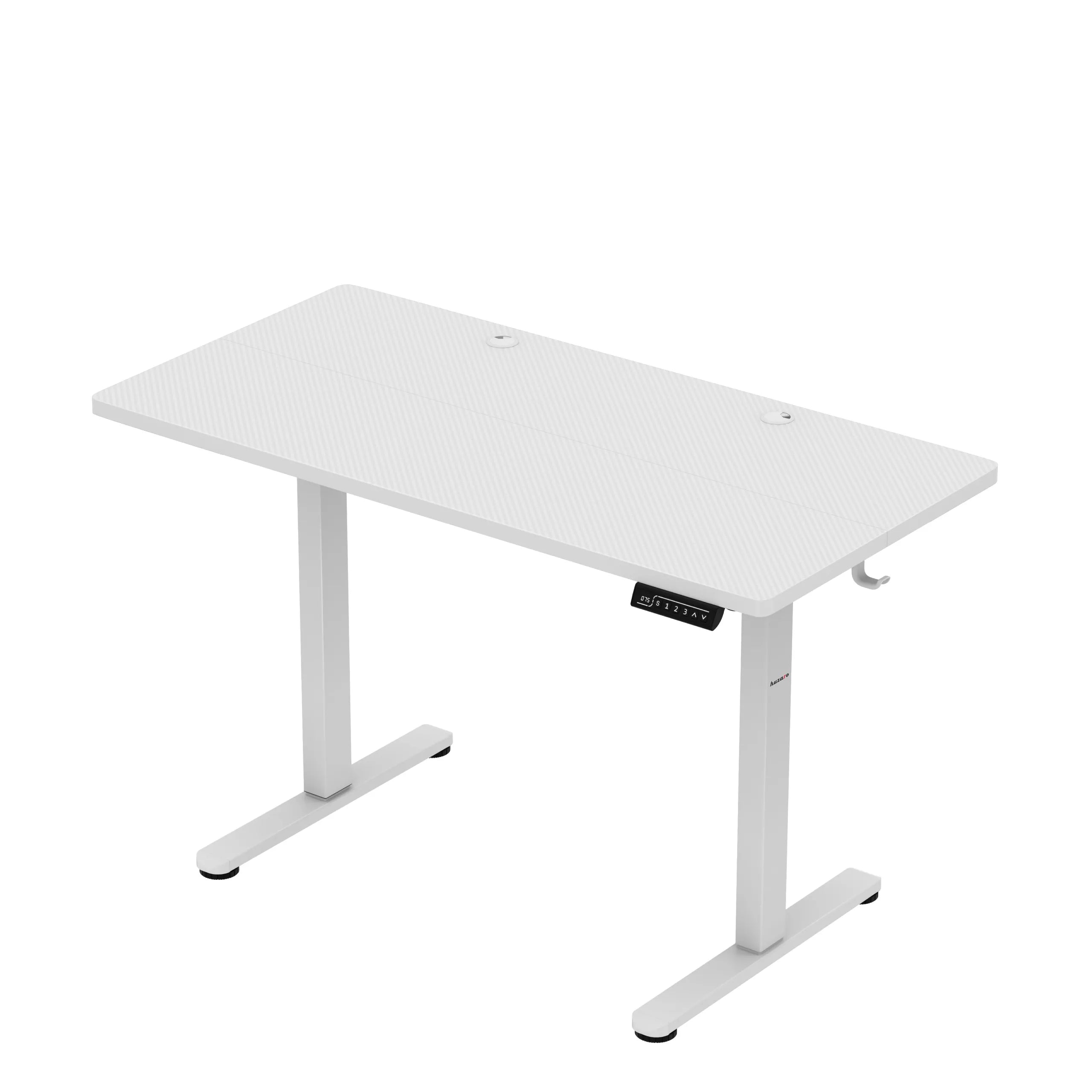 Escritorio eléctrico para gaming Huzaro Hero 8.1 White de 120 cm