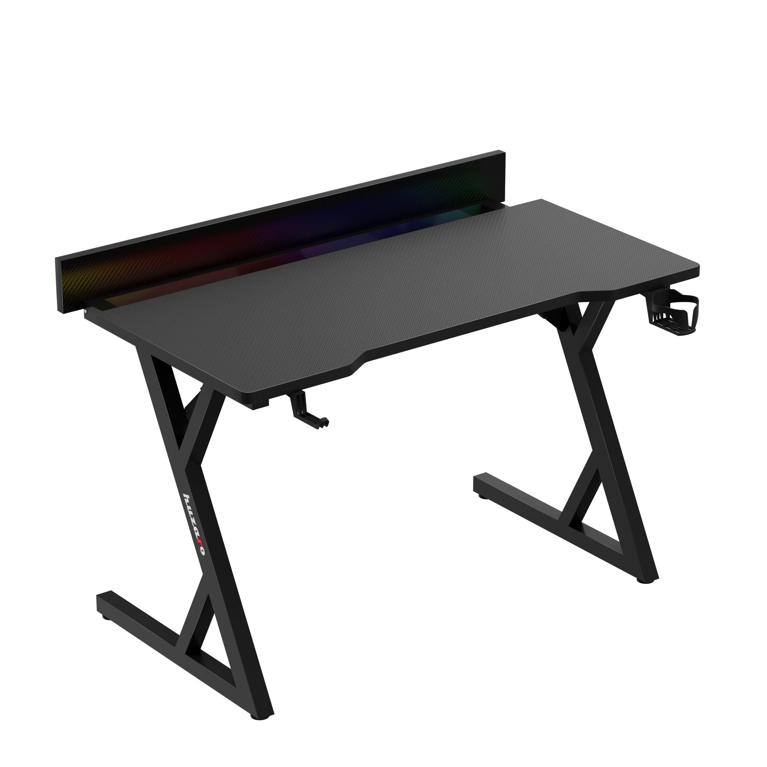 Escritorio para videojuegos con iluminación LED Hero 2.4 RGB Black