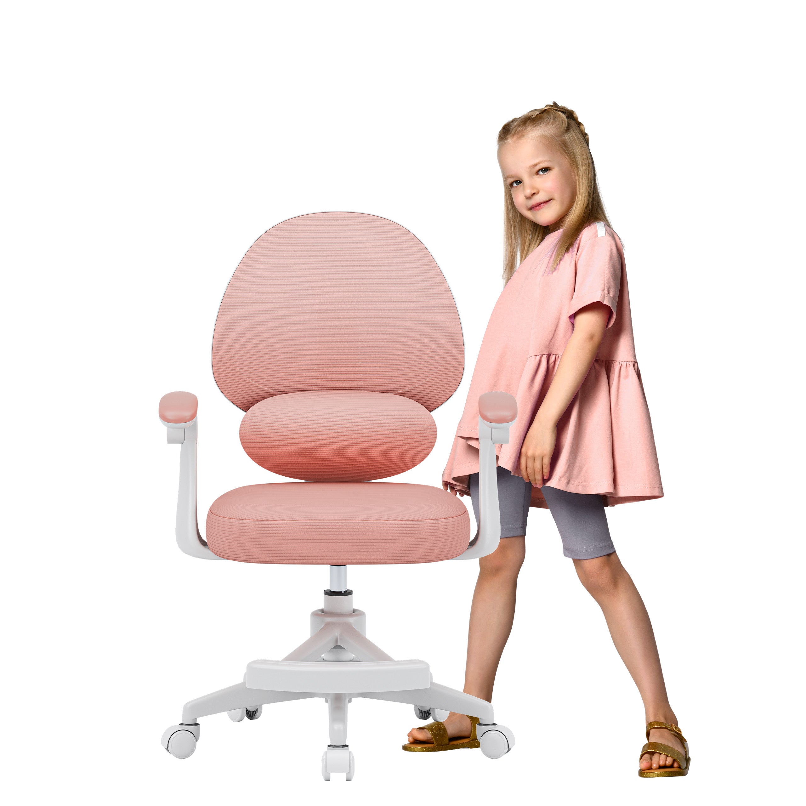 Sillón de escritorio para niños Mark Adler Junior 4.5 Rosa