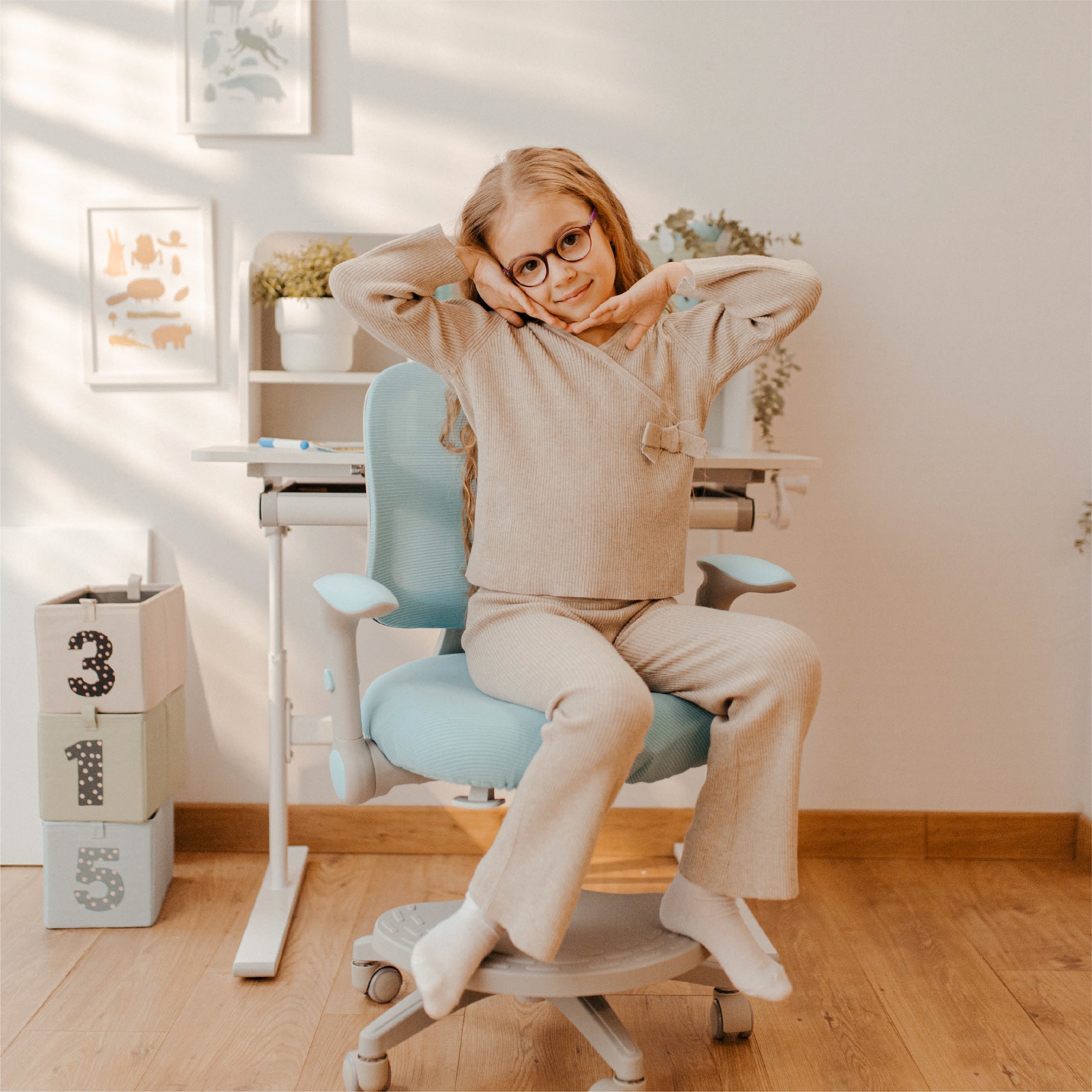 Sillón ergonómico para niños Mark Adler Junior 4.6 Blue