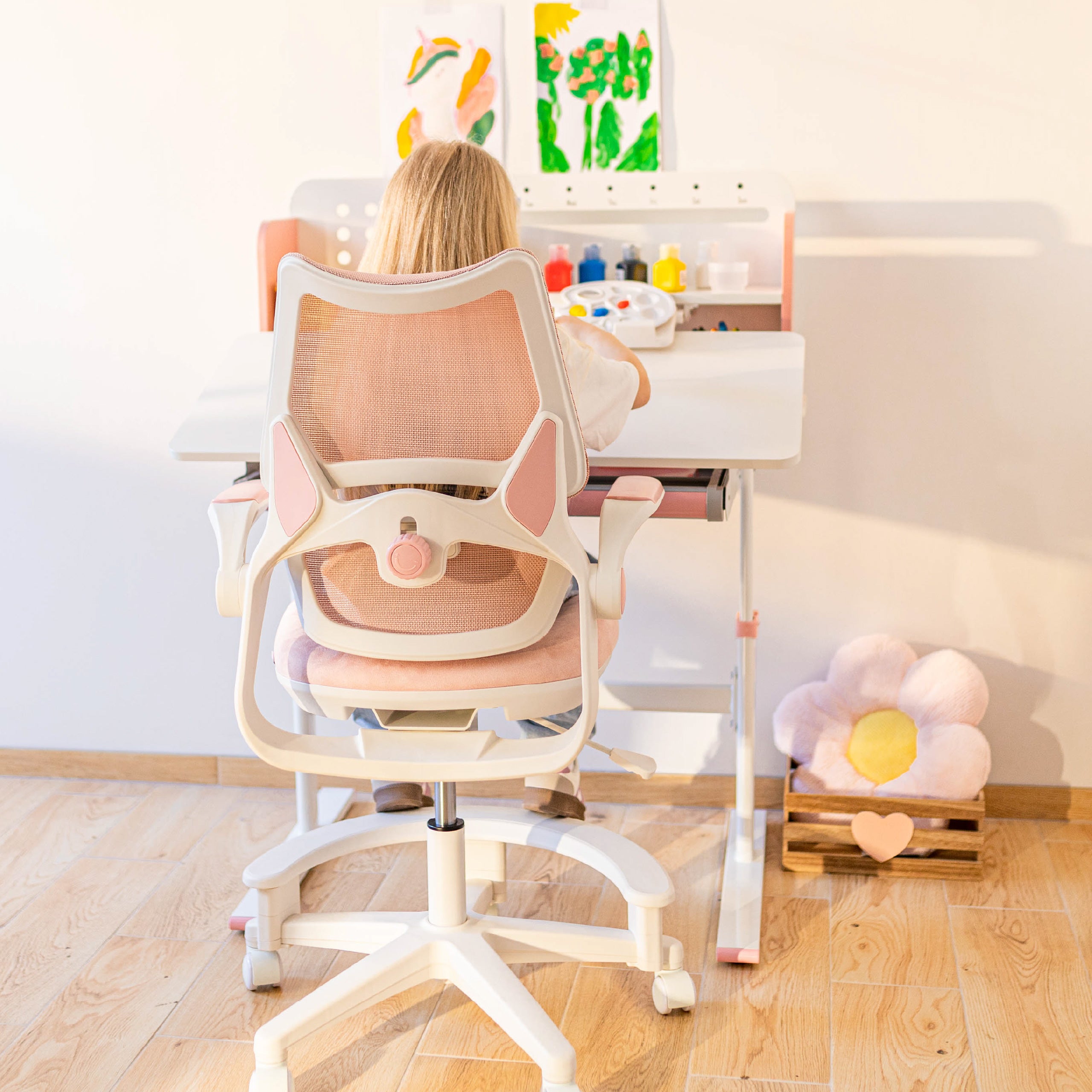 Sillón de escritorio para niños Mark Adler Junior 5.7 Pink