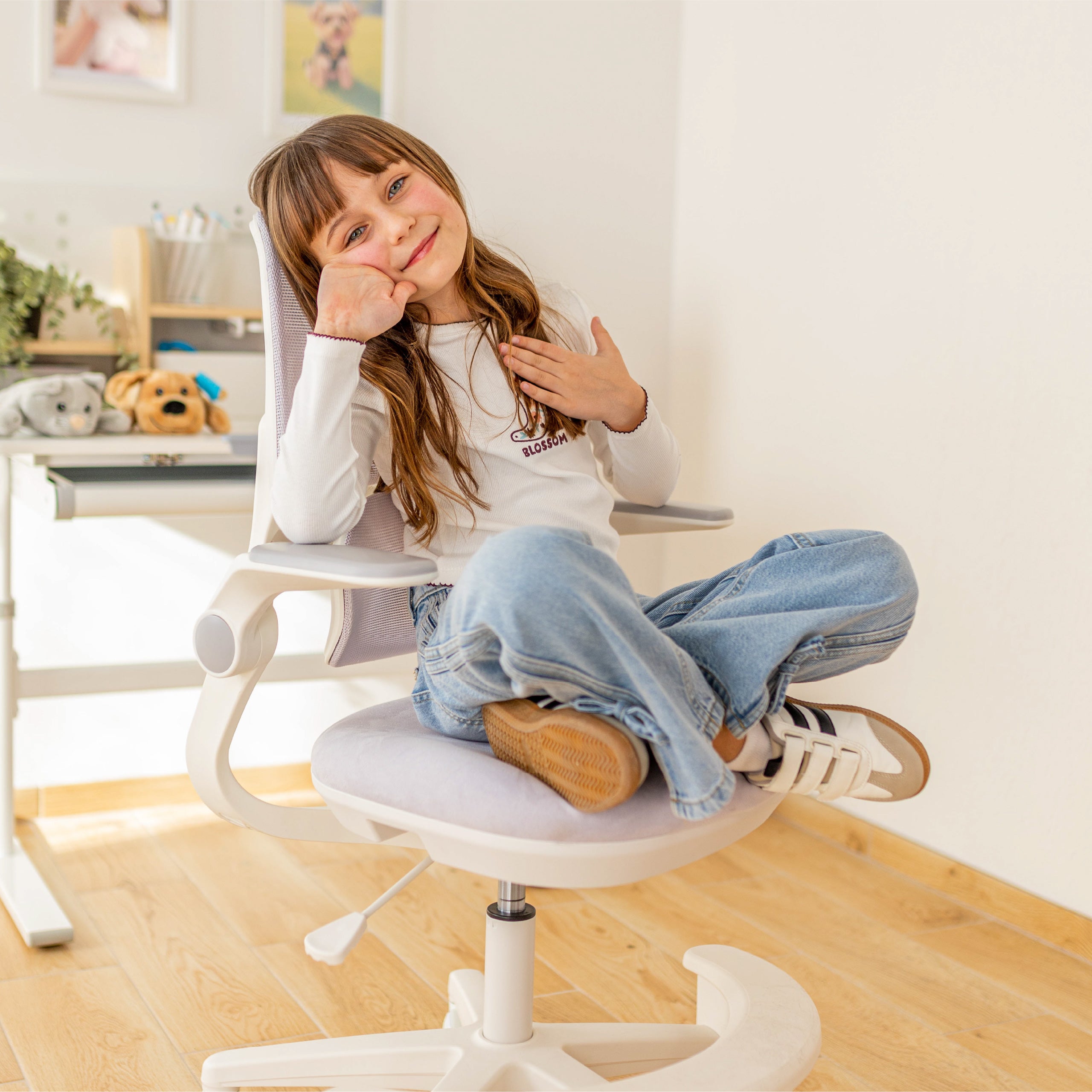 Silla de escritorio para niños Mark Adler Junior 5.7 Purple
