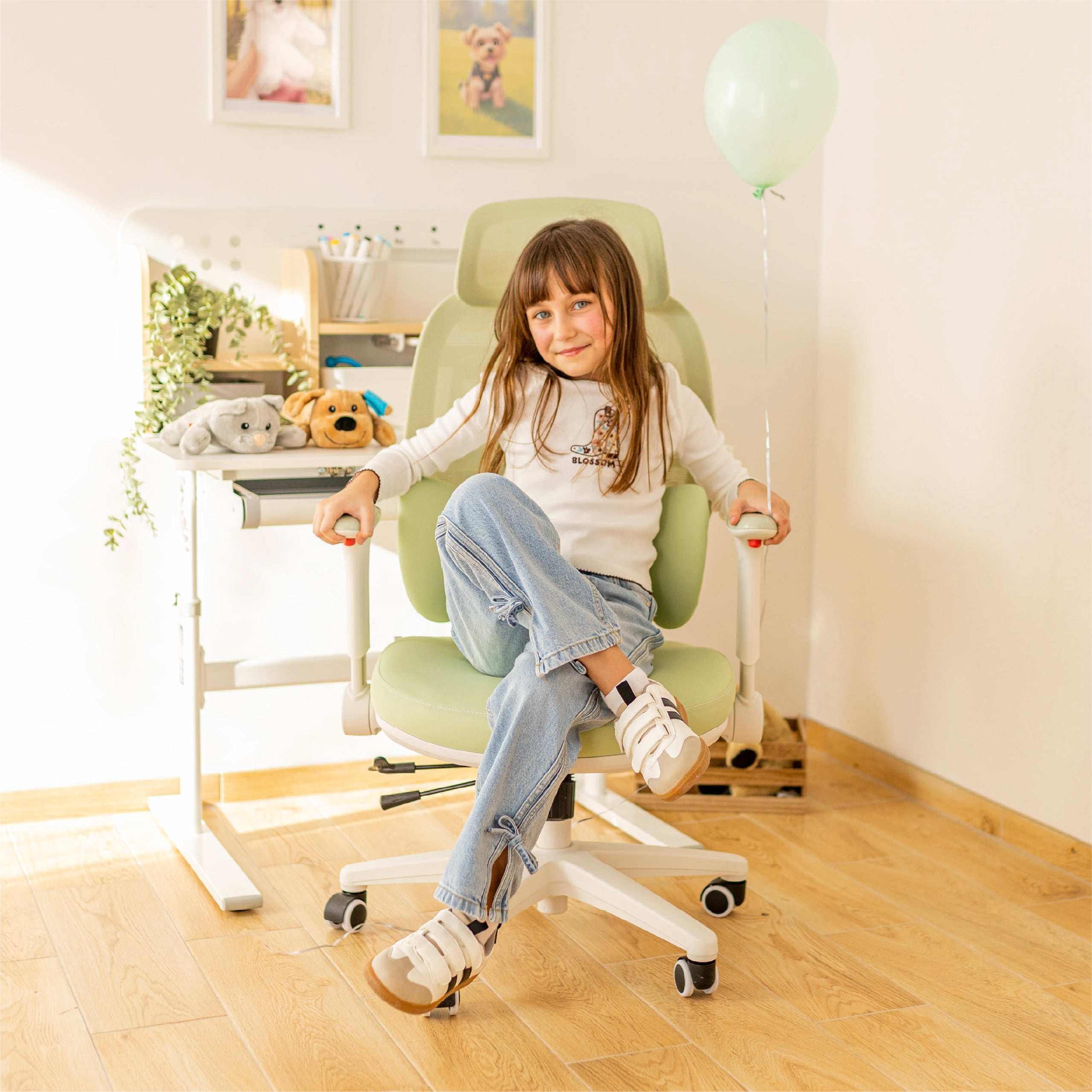 Sillón ergonómico para niños Mark Adler Junior 6.3 Green