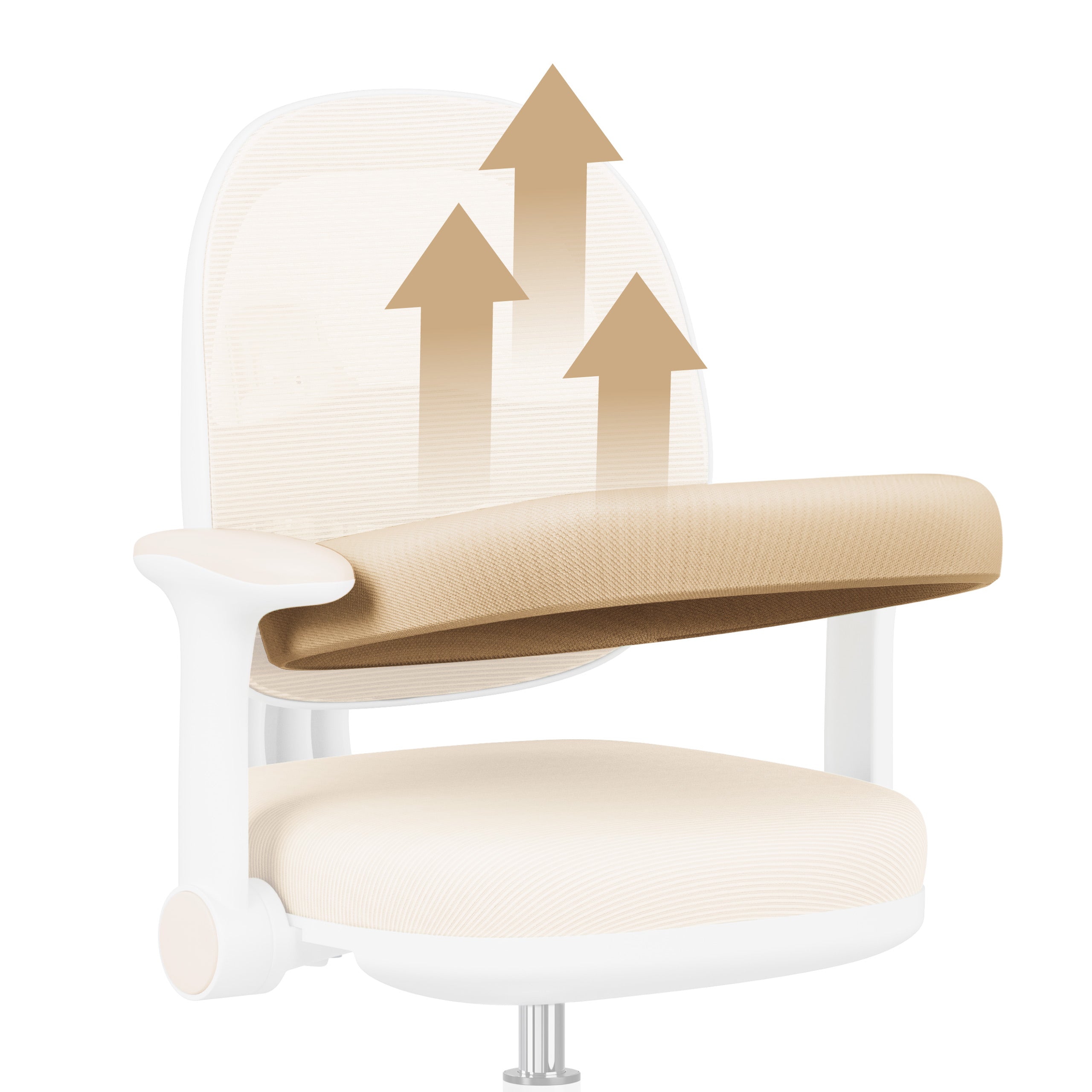 Silla ergonómica de escritorio para niños Mark Adler Junior 3.6 Beige