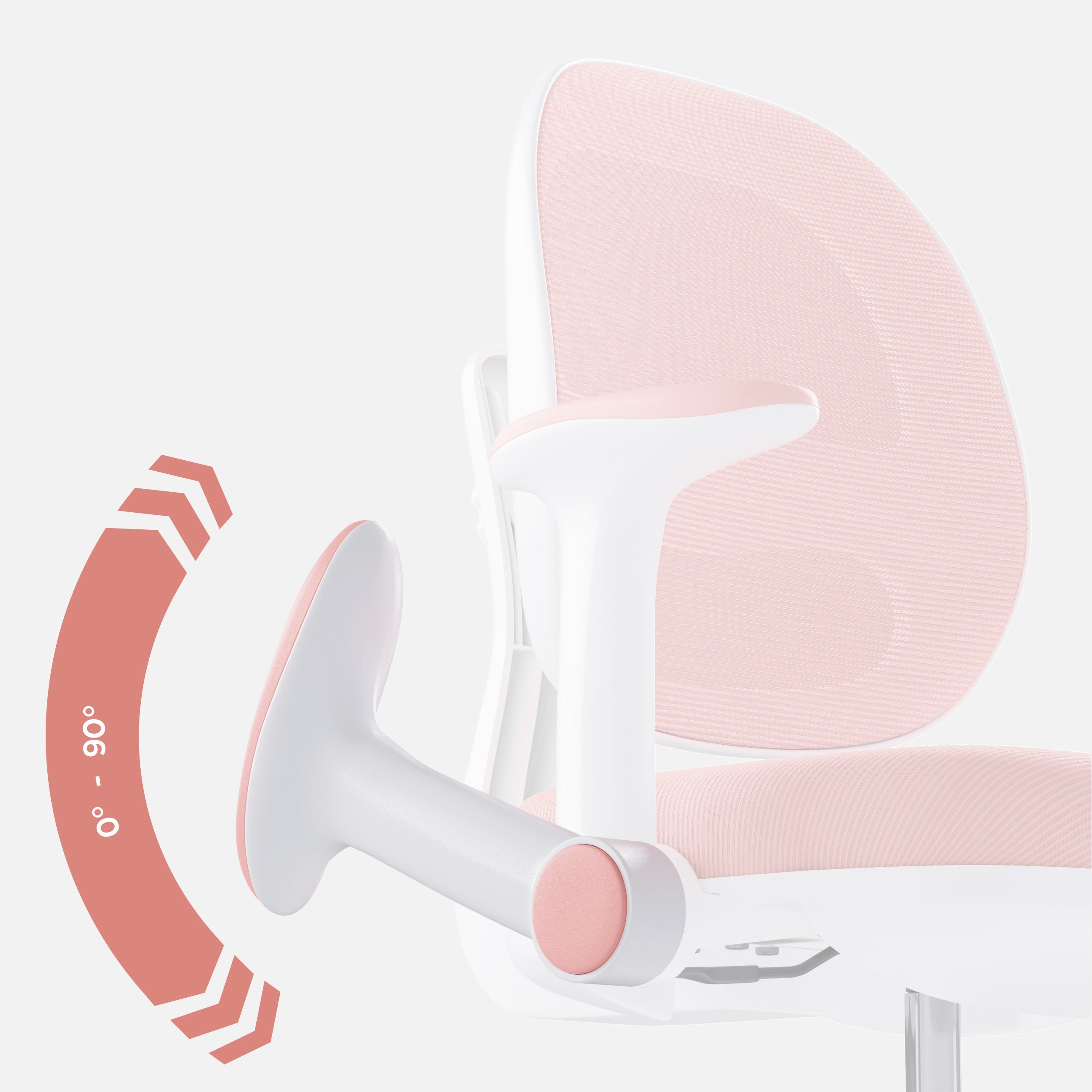 Silla ergonómica de escritorio para niños Mark Adler Junior 3.6 Pink