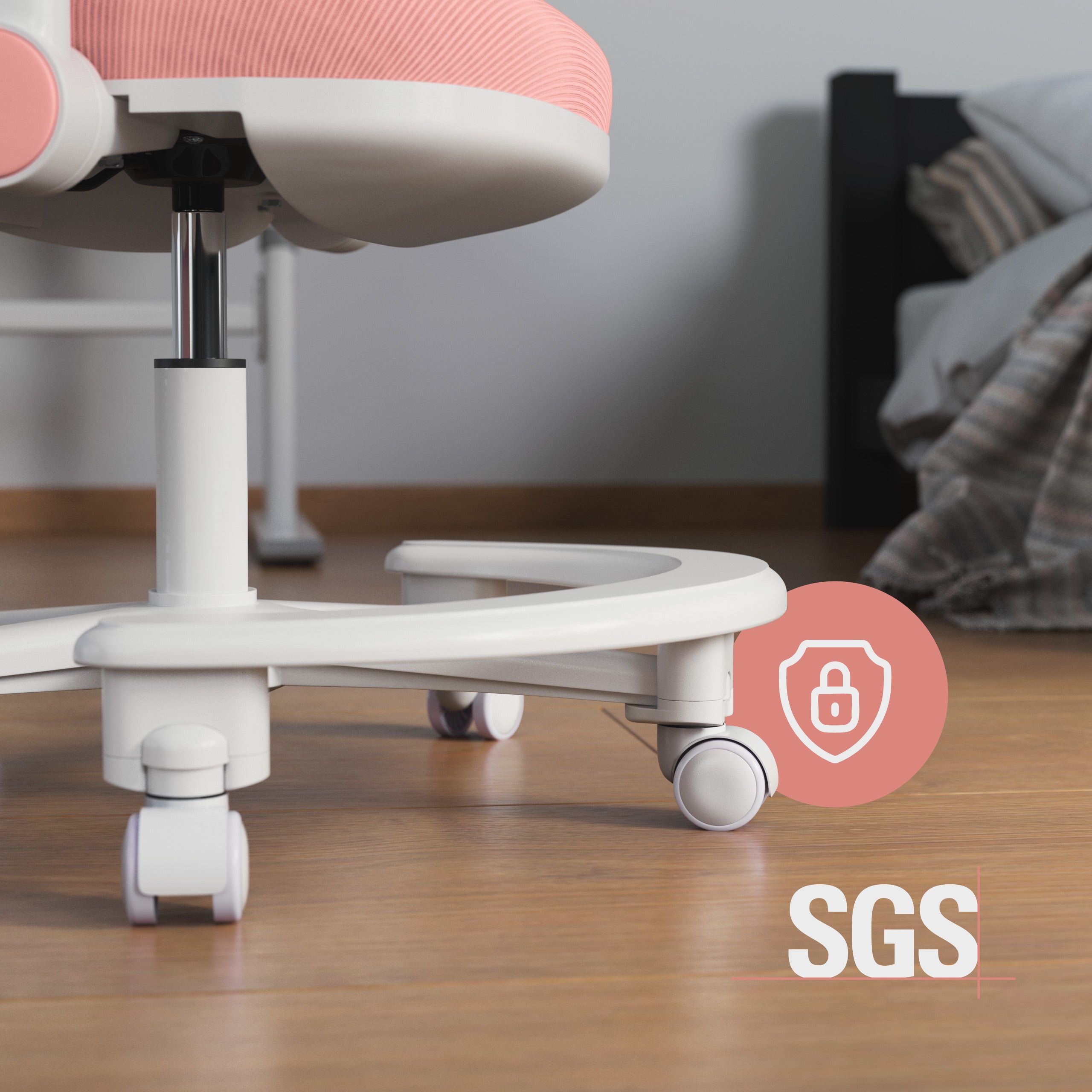 Silla ergonómica de escritorio para niños Mark Adler Junior 3.6 Pink