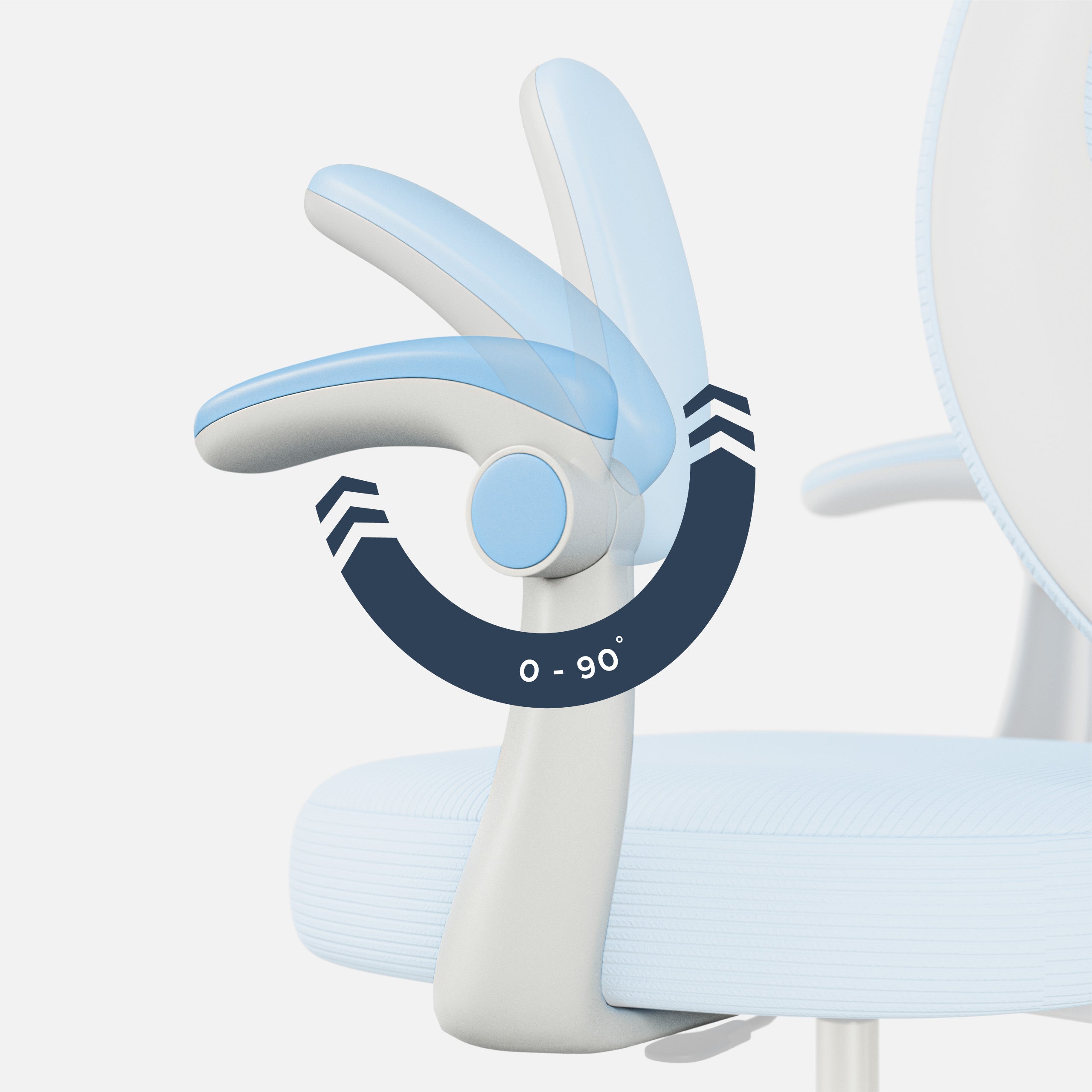 Sillón giratorio para niños Mark Adler Junior 3.1 Blue