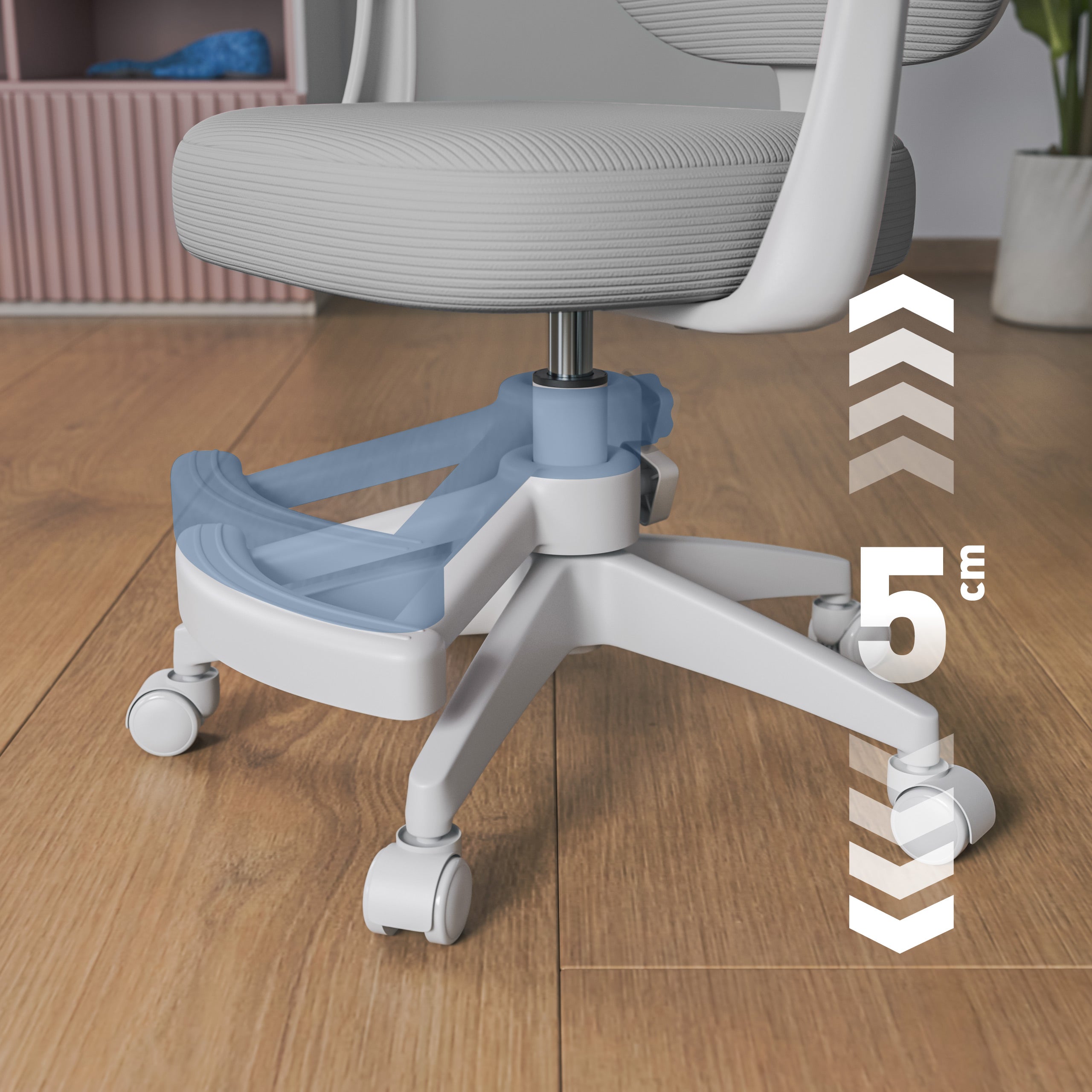 Sillón giratorio para niños Mark Adler Junior 3.1 Grey