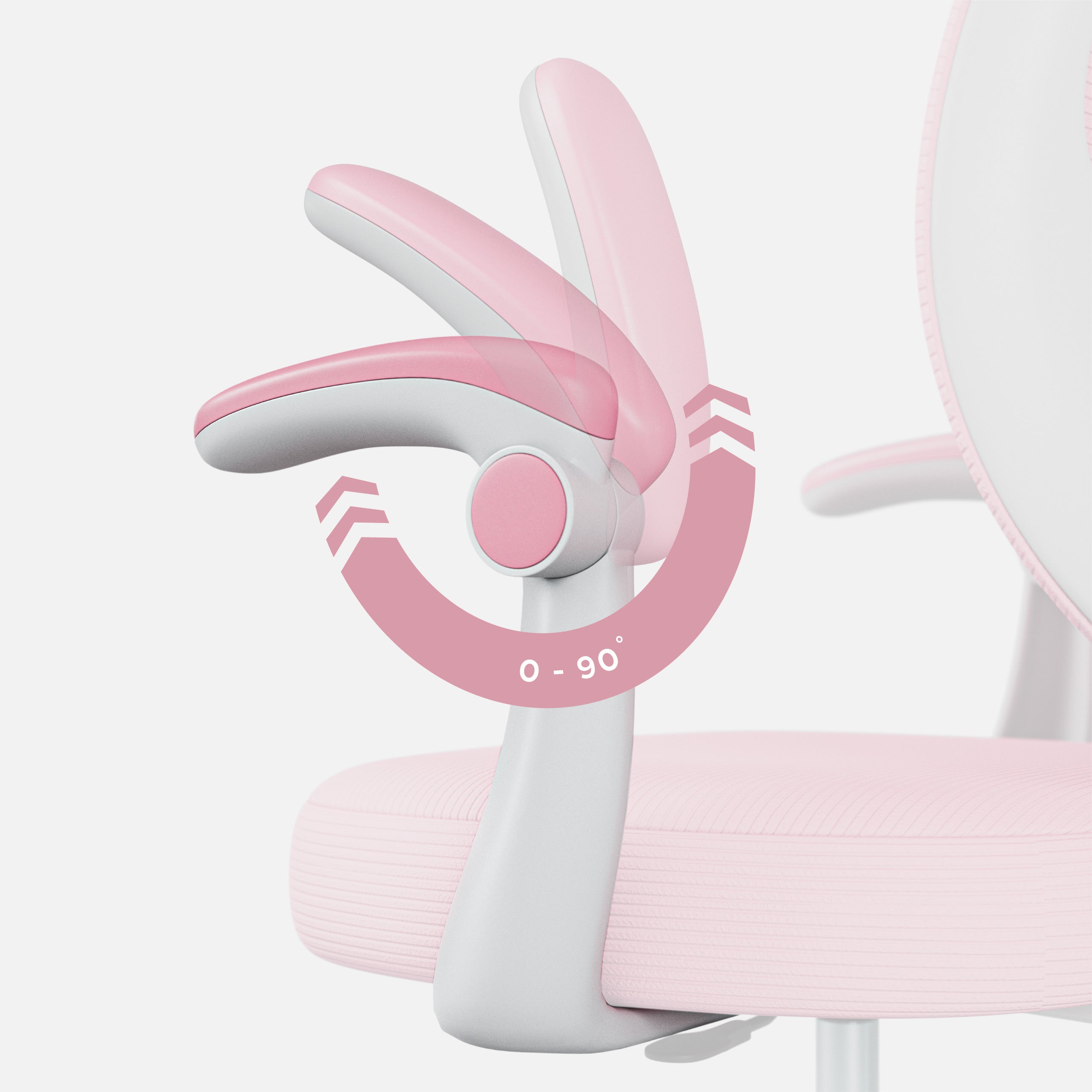 Sillón giratorio para niños Mark Adler Junior 3.1 Rosa
