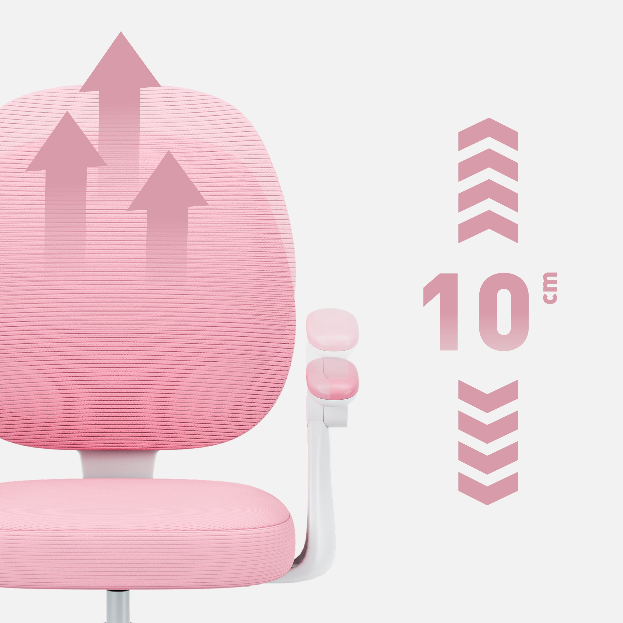 Sillón giratorio para niños Mark Adler Junior 3.1 Rosa