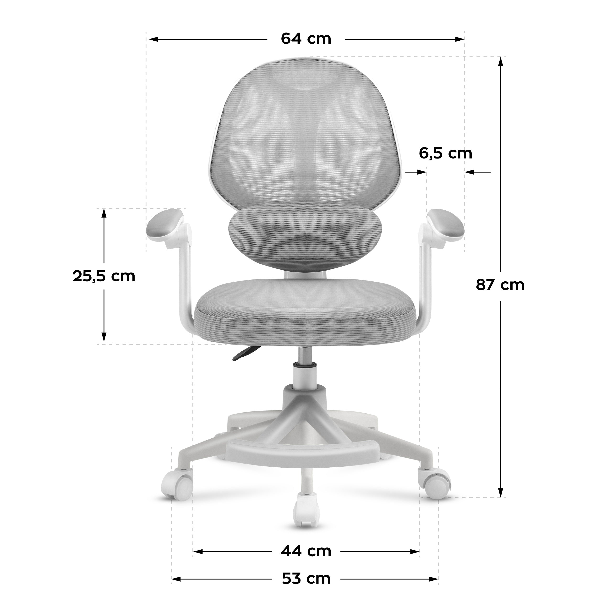 Sillón de escritorio para niños Mark Adler Junior 4.5 Grey