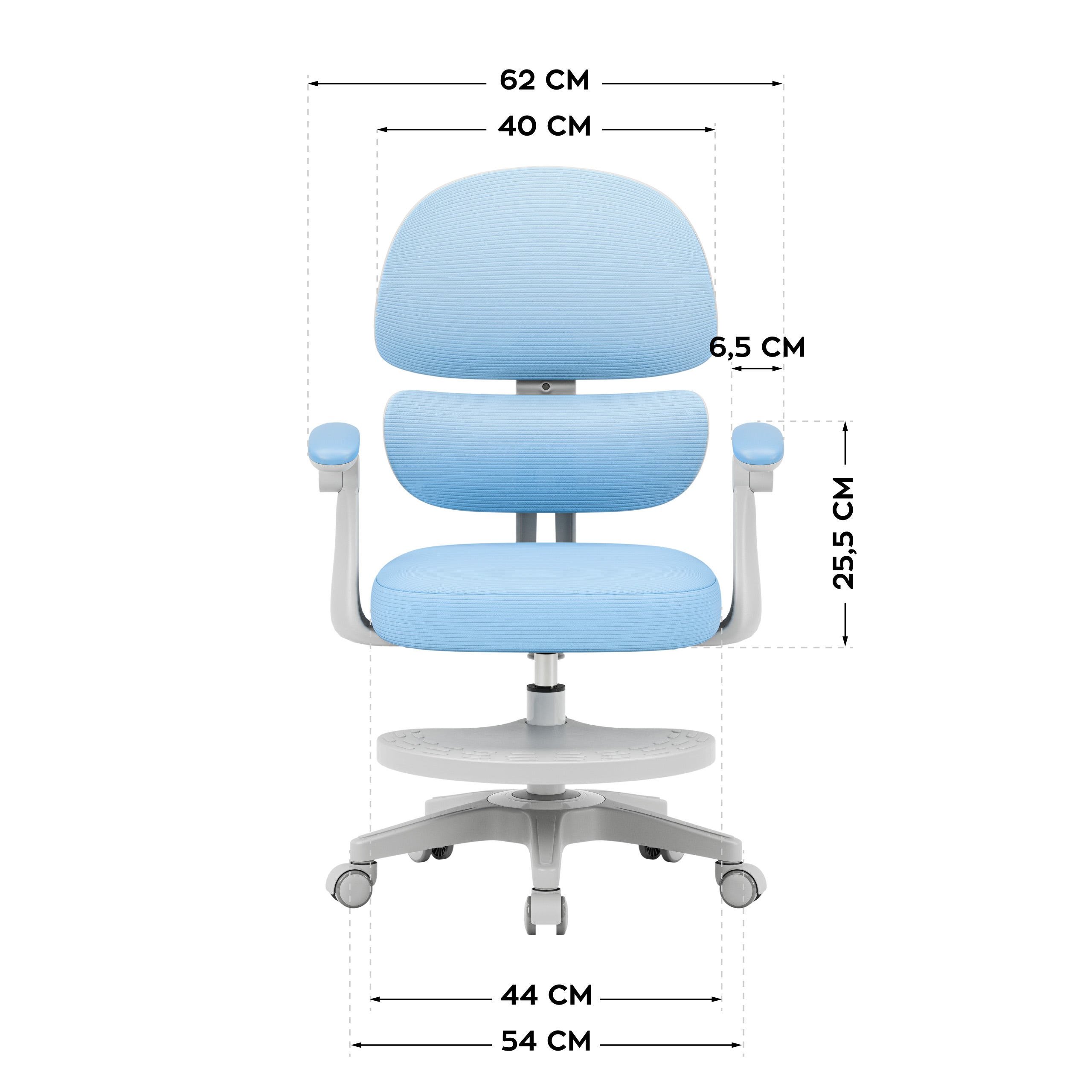 Sillón ergonómico para niños Mark Adler Junior 4.4 Blue