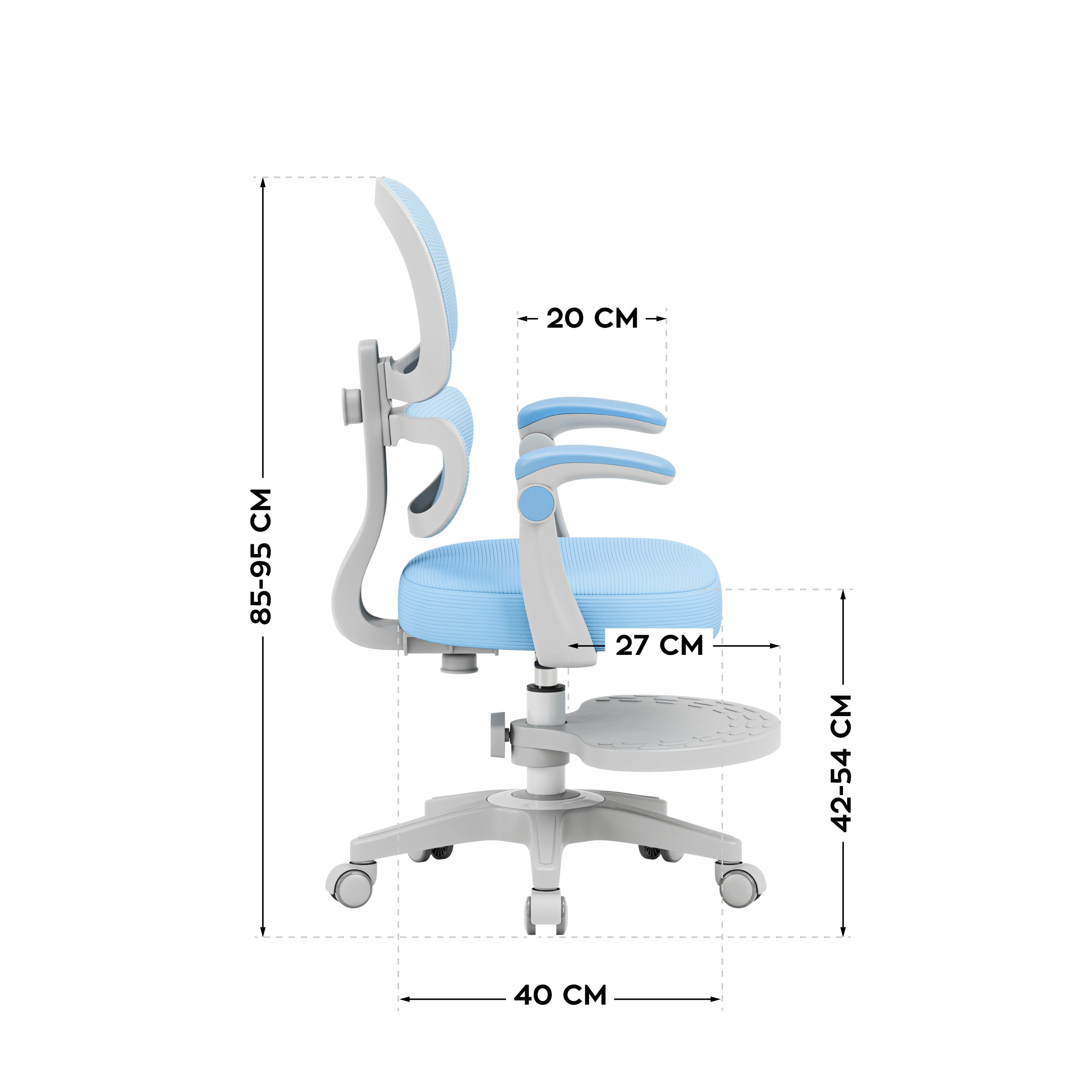 Sillón ergonómico para niños Mark Adler Junior 4.4 Blue
