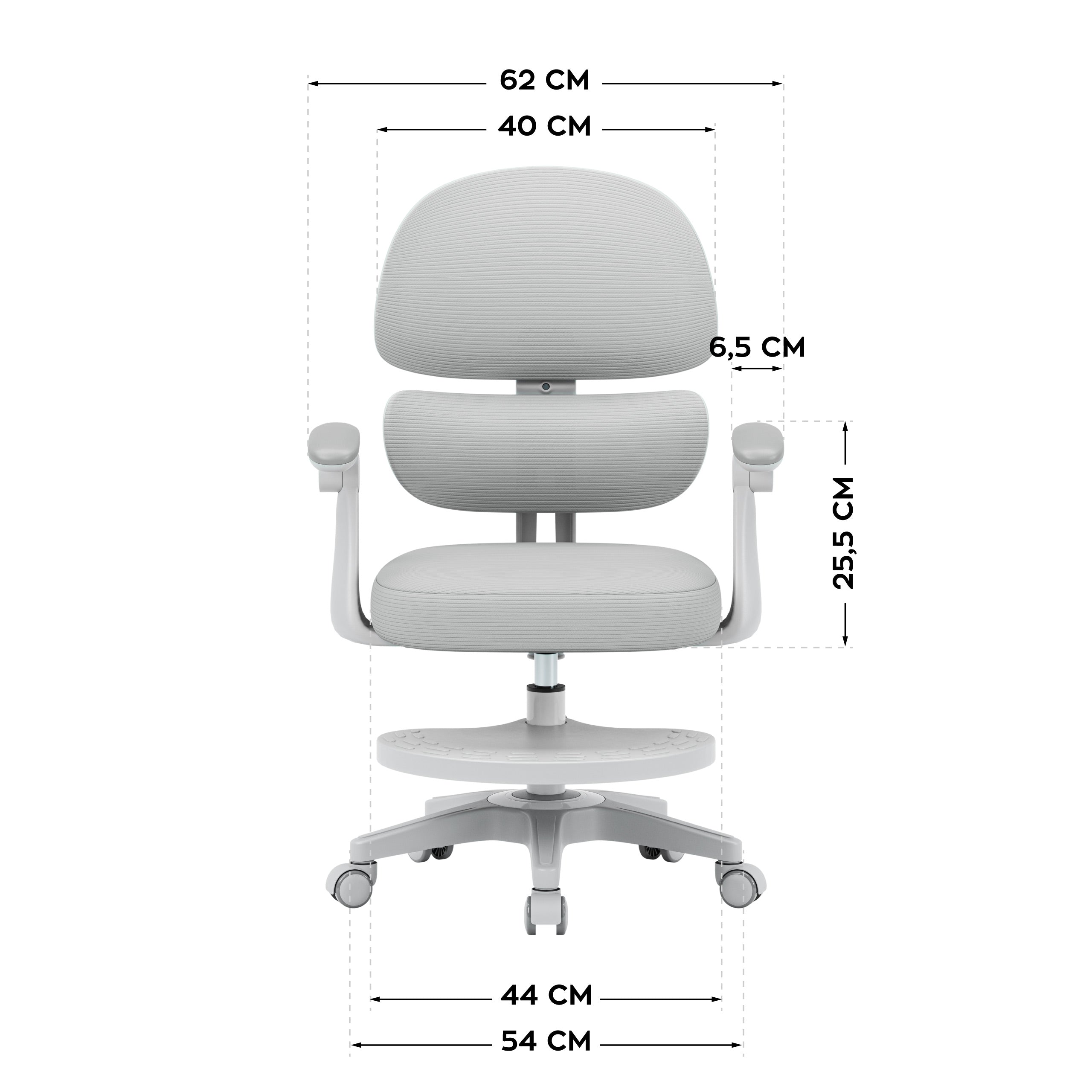 Sillón ergonómico para niños Mark Adler Junior 4.4 Grey