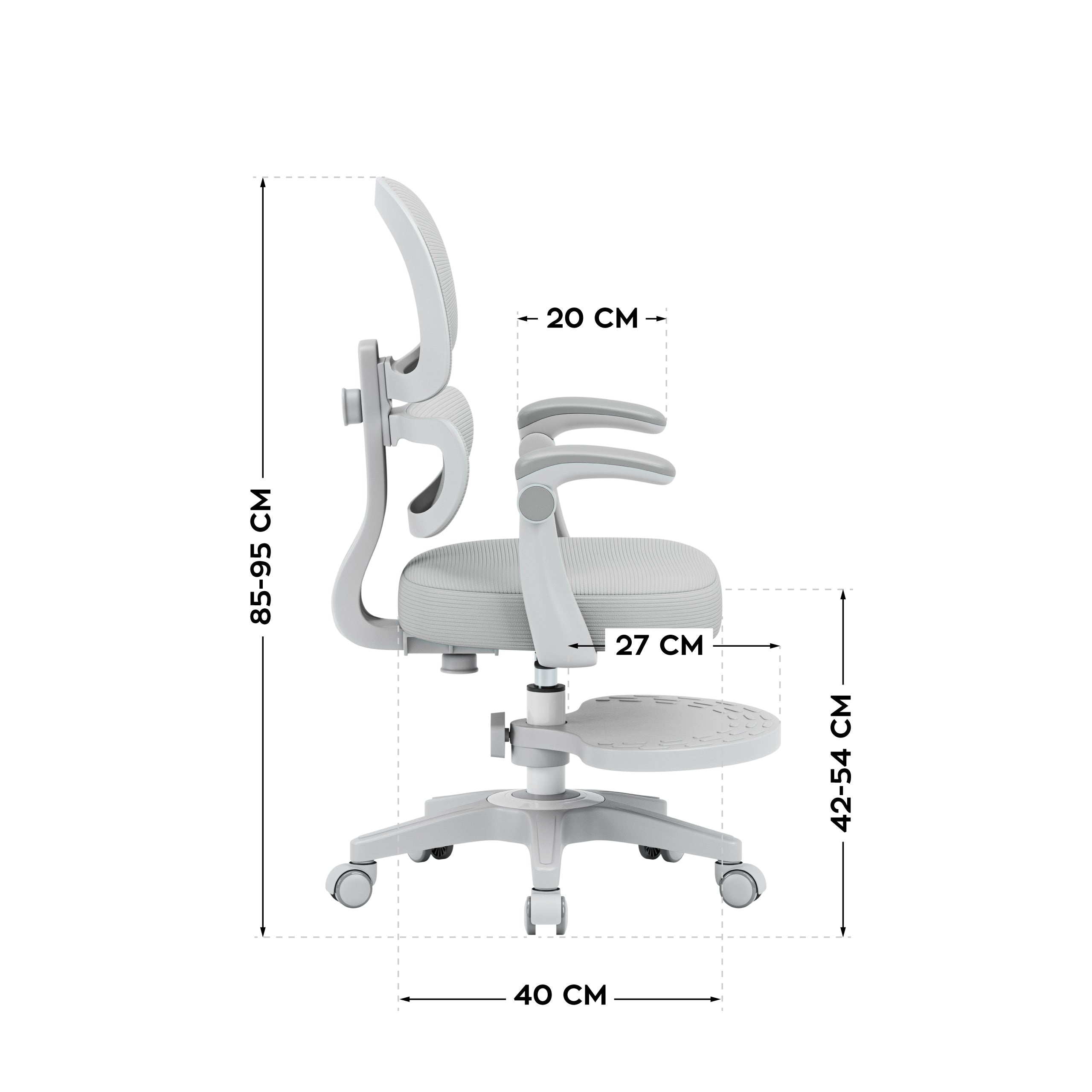 Sillón ergonómico para niños Mark Adler Junior 4.4 Grey