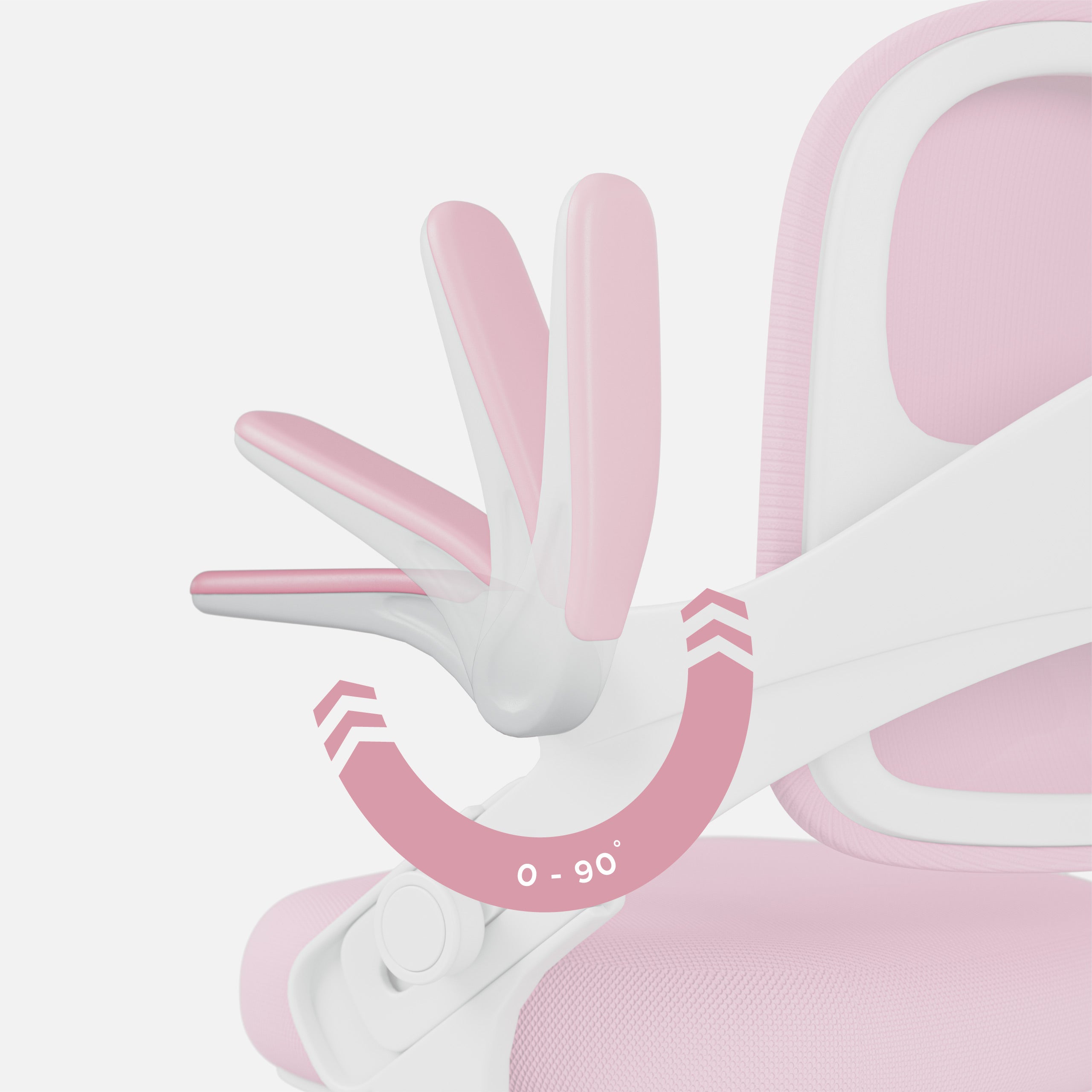 Sillón de escritorio para niños Mark Adler Junior 4.3 Rosa