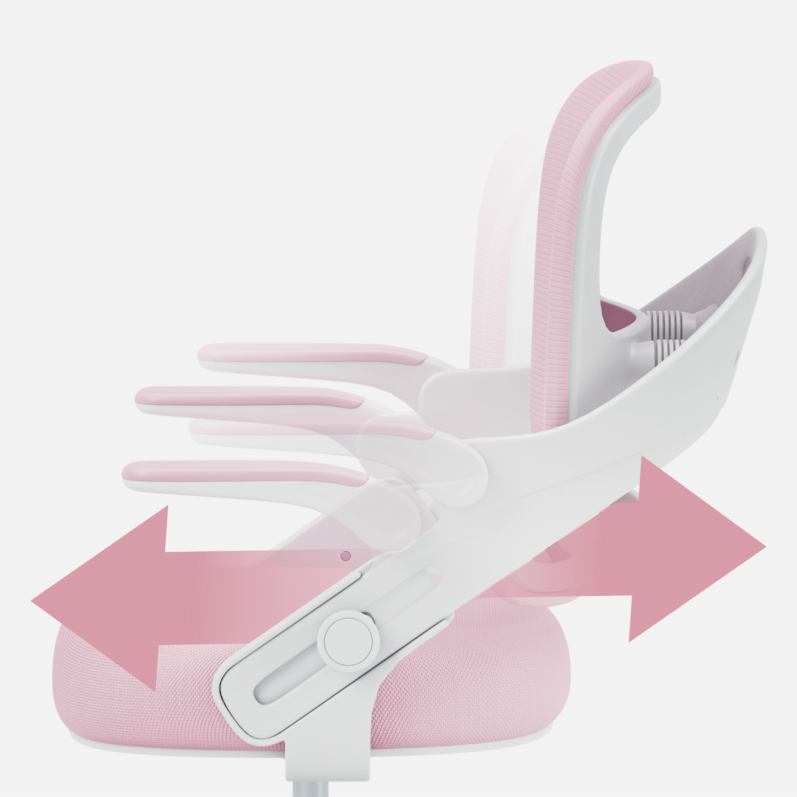 Sillón de escritorio para niños Mark Adler Junior 4.3 Rosa