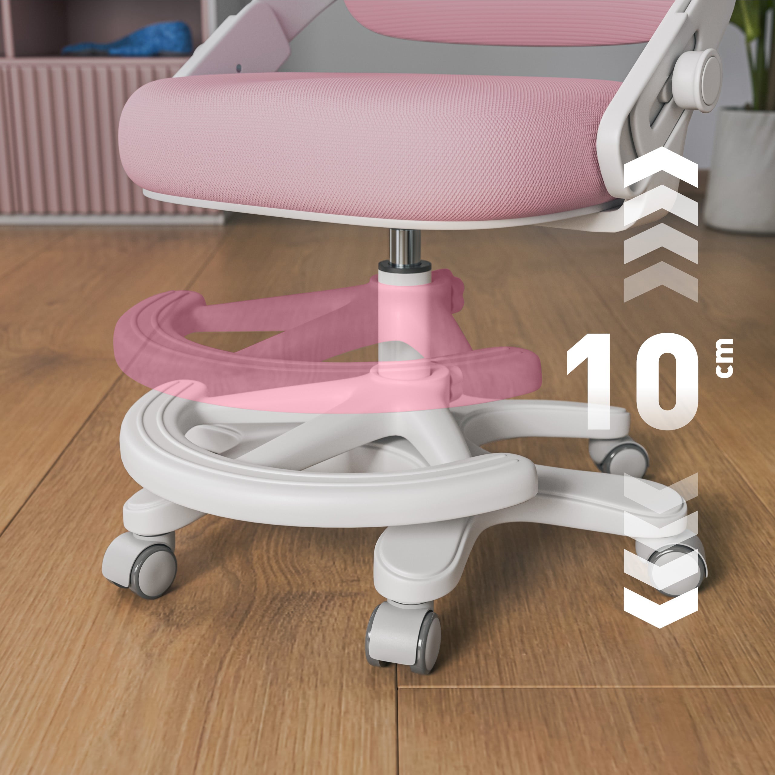 Sillón de escritorio para niños Mark Adler Junior 4.3 Rosa