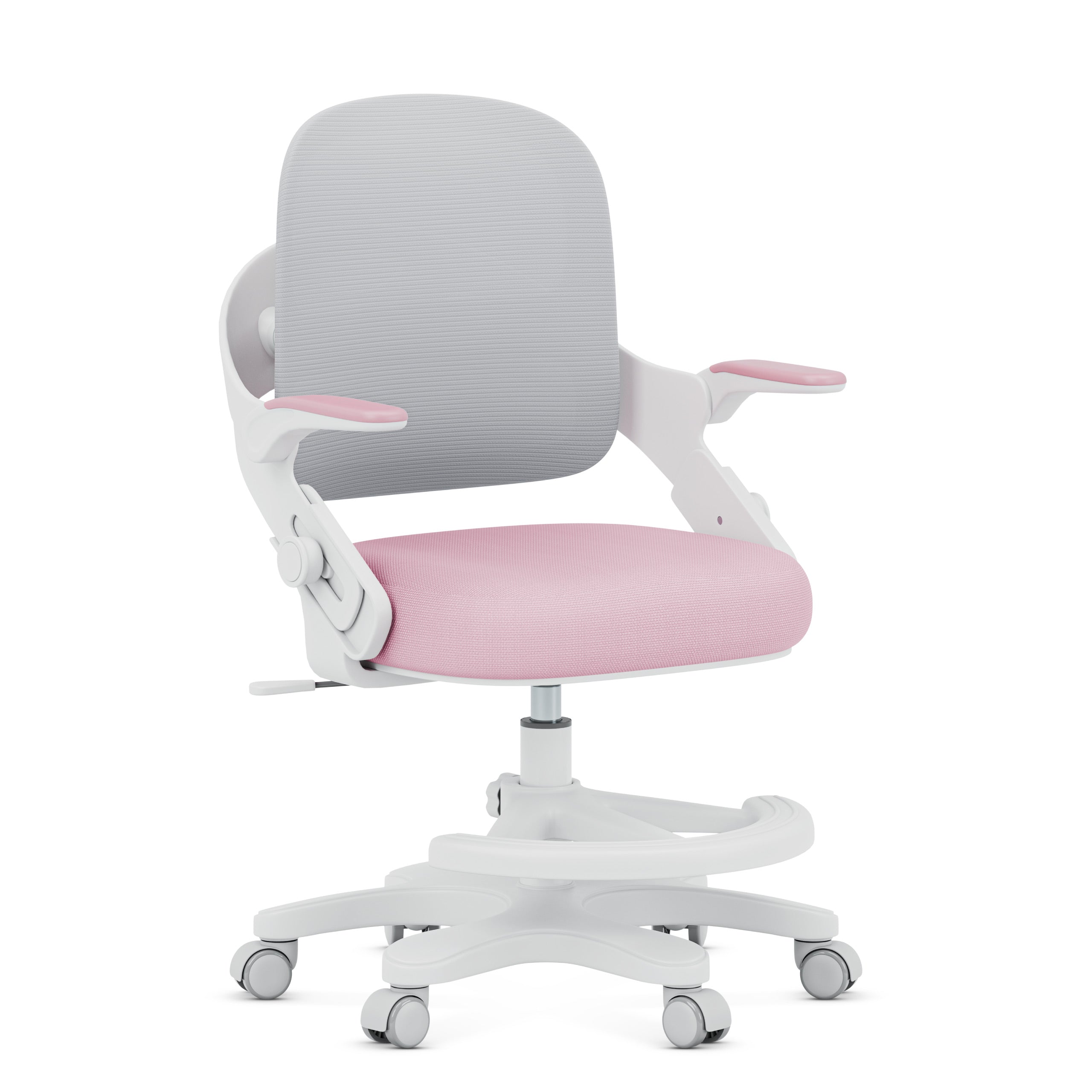 Silla de escritorio para niños Mark Adler Junior 4.3 rosa-gris