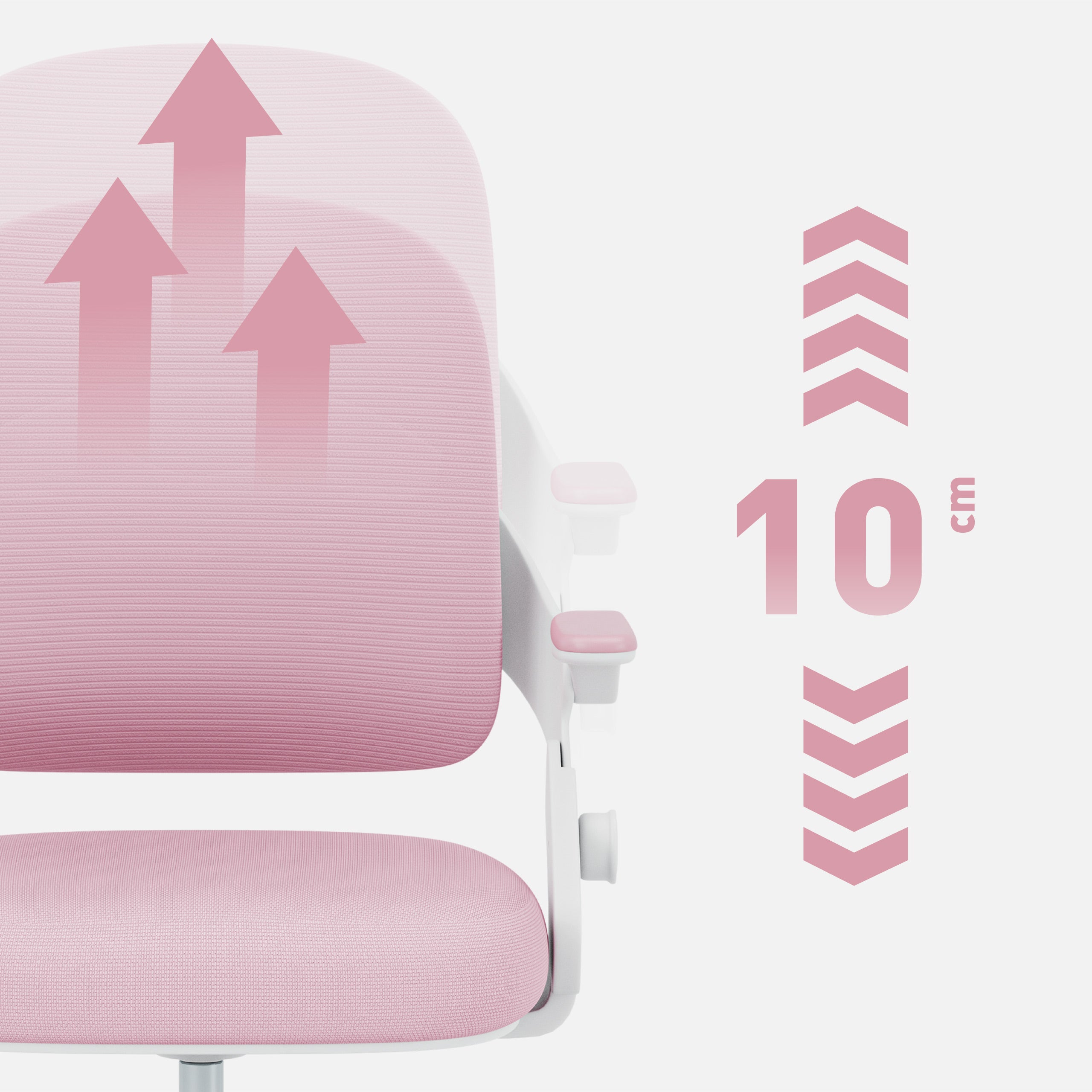 Sillón de escritorio para niños Mark Adler Junior 4.3 Rosa