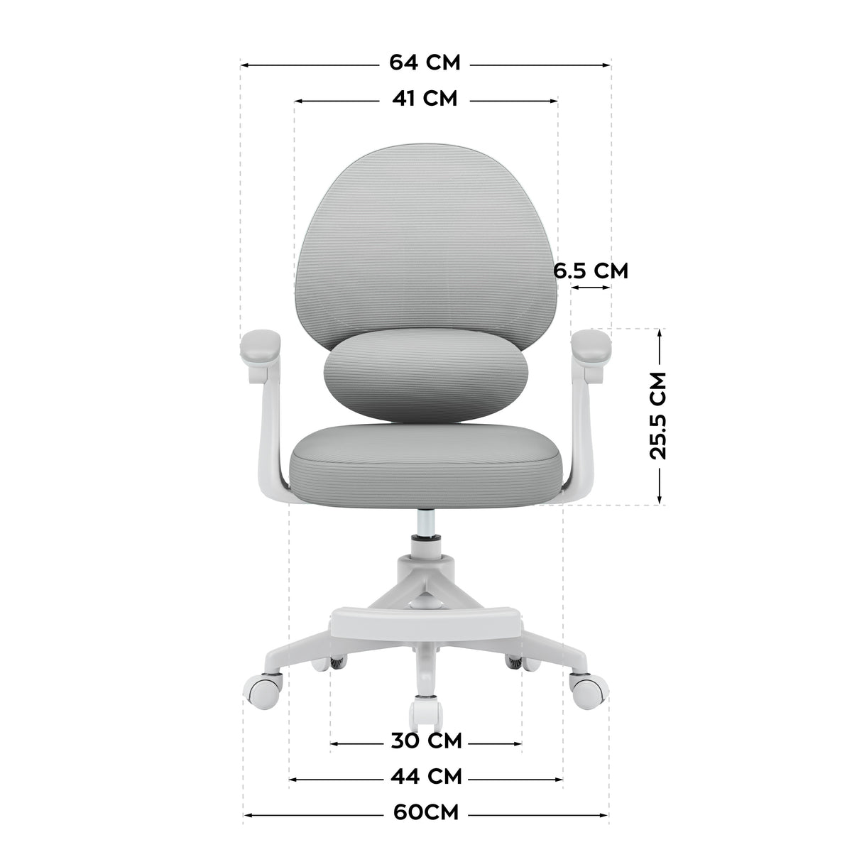 Sillón de escritorio para niños Mark Adler Junior 4.5 Grey