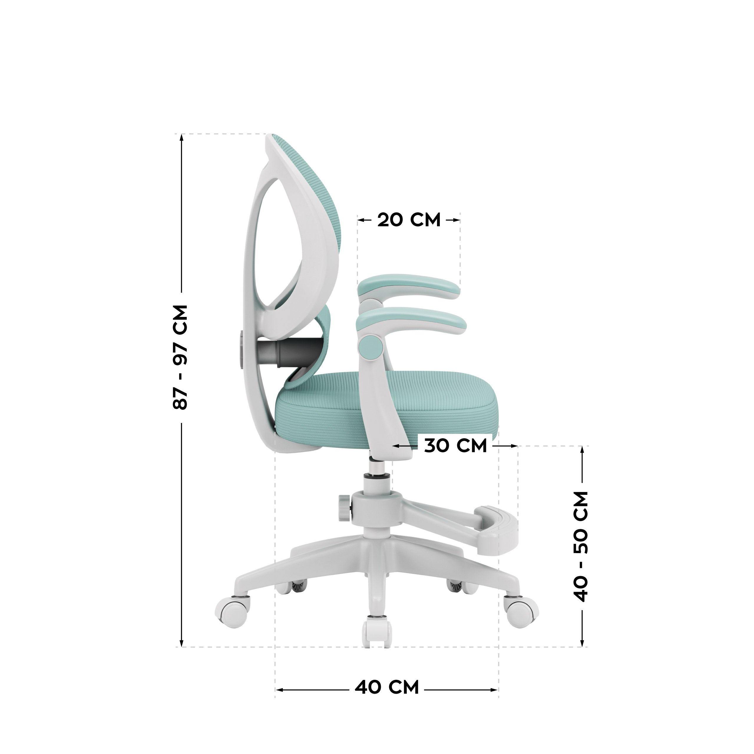Sillón de escritorio para niños Mark Adler Junior 4.5 Mint