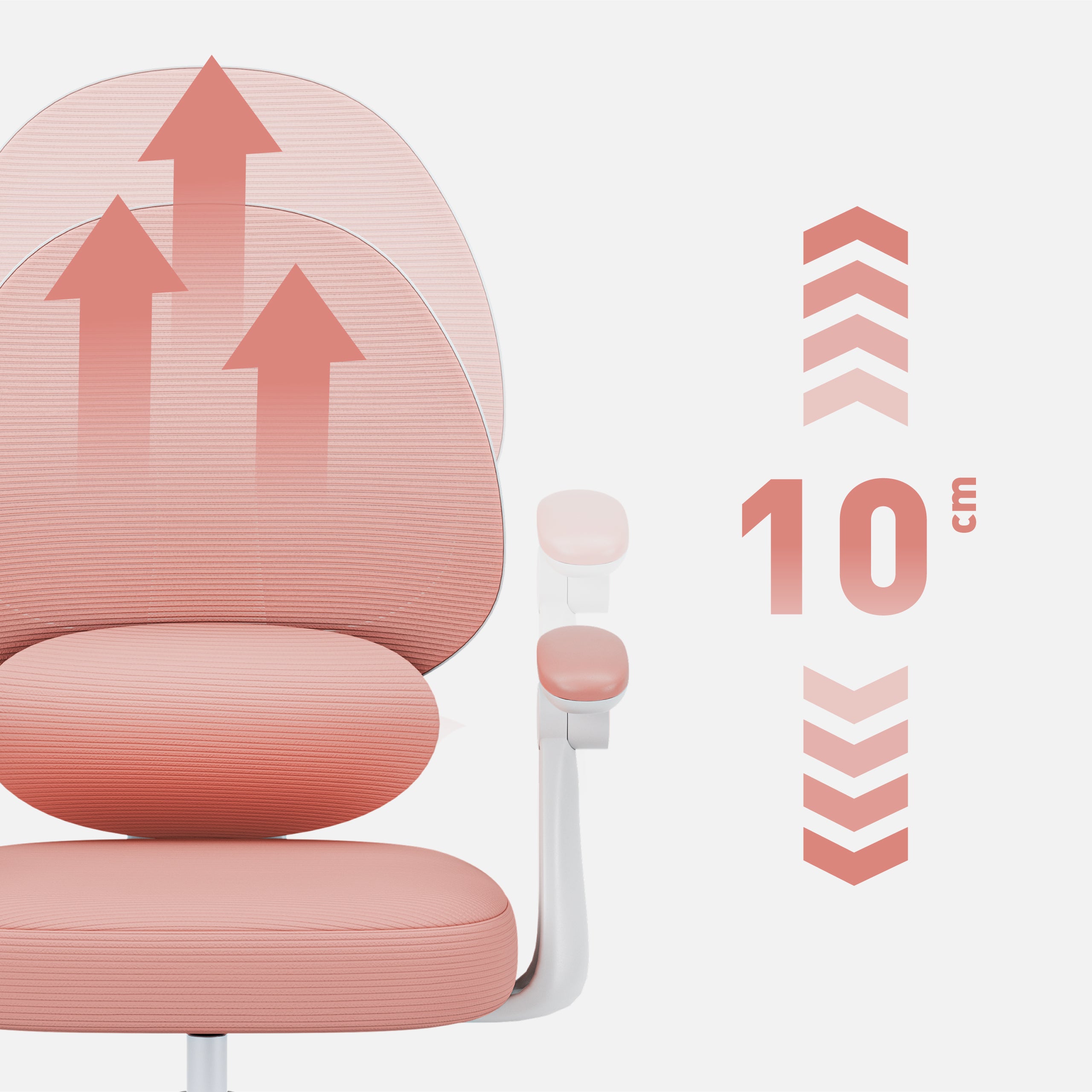 Sillón de escritorio para niños Mark Adler Junior 4.5 Rosa