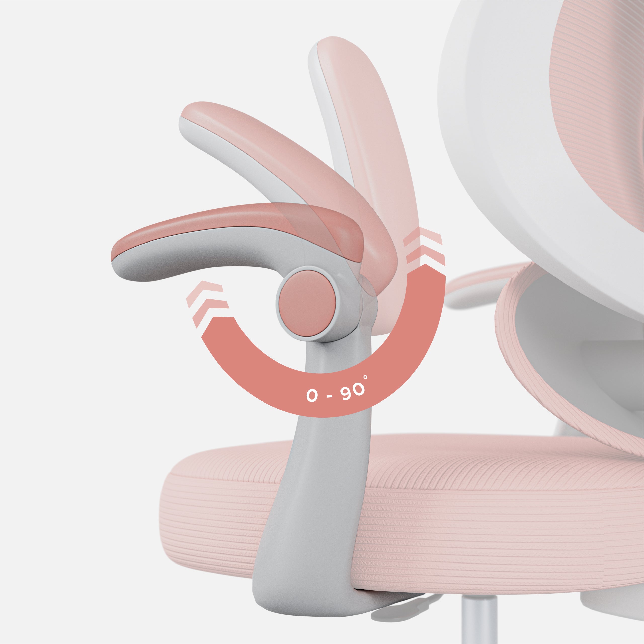 Sillón de escritorio para niños Mark Adler Junior 4.5 Rosa
