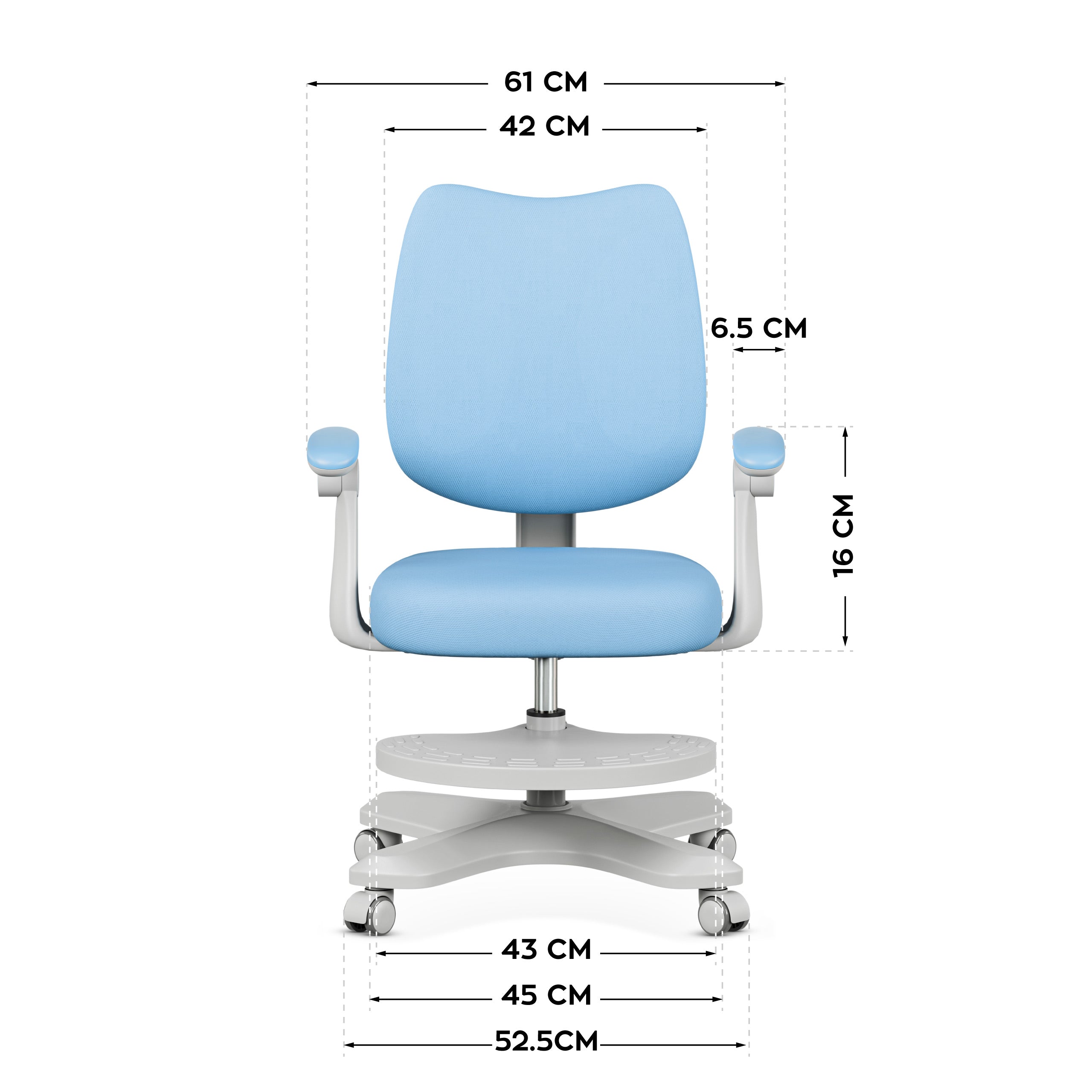 Sillón ergonómico para niños Mark Adler Junior 4.6 Blue