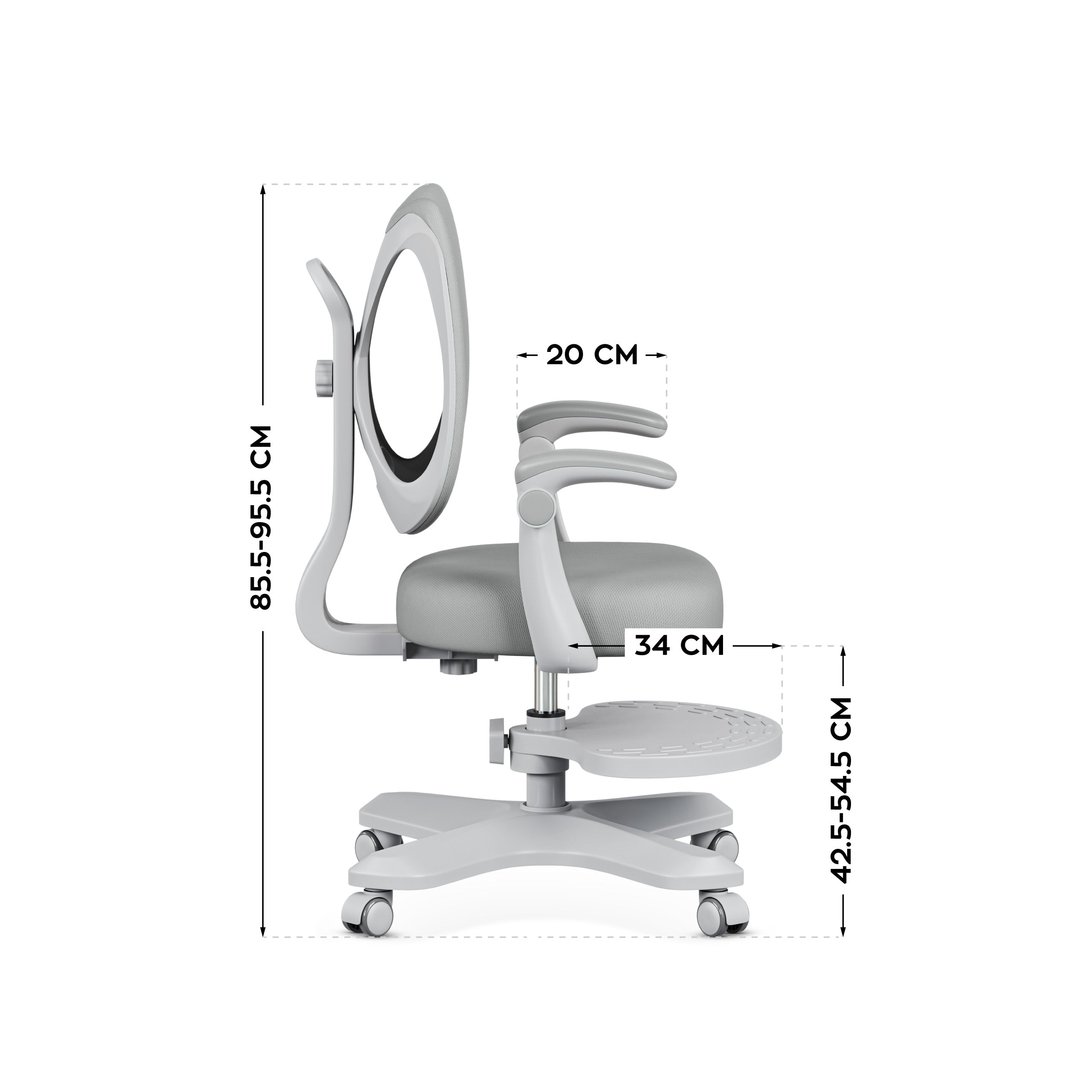 Sillón ergonómico para niños Mark Adler Junior 4.6 Grey
