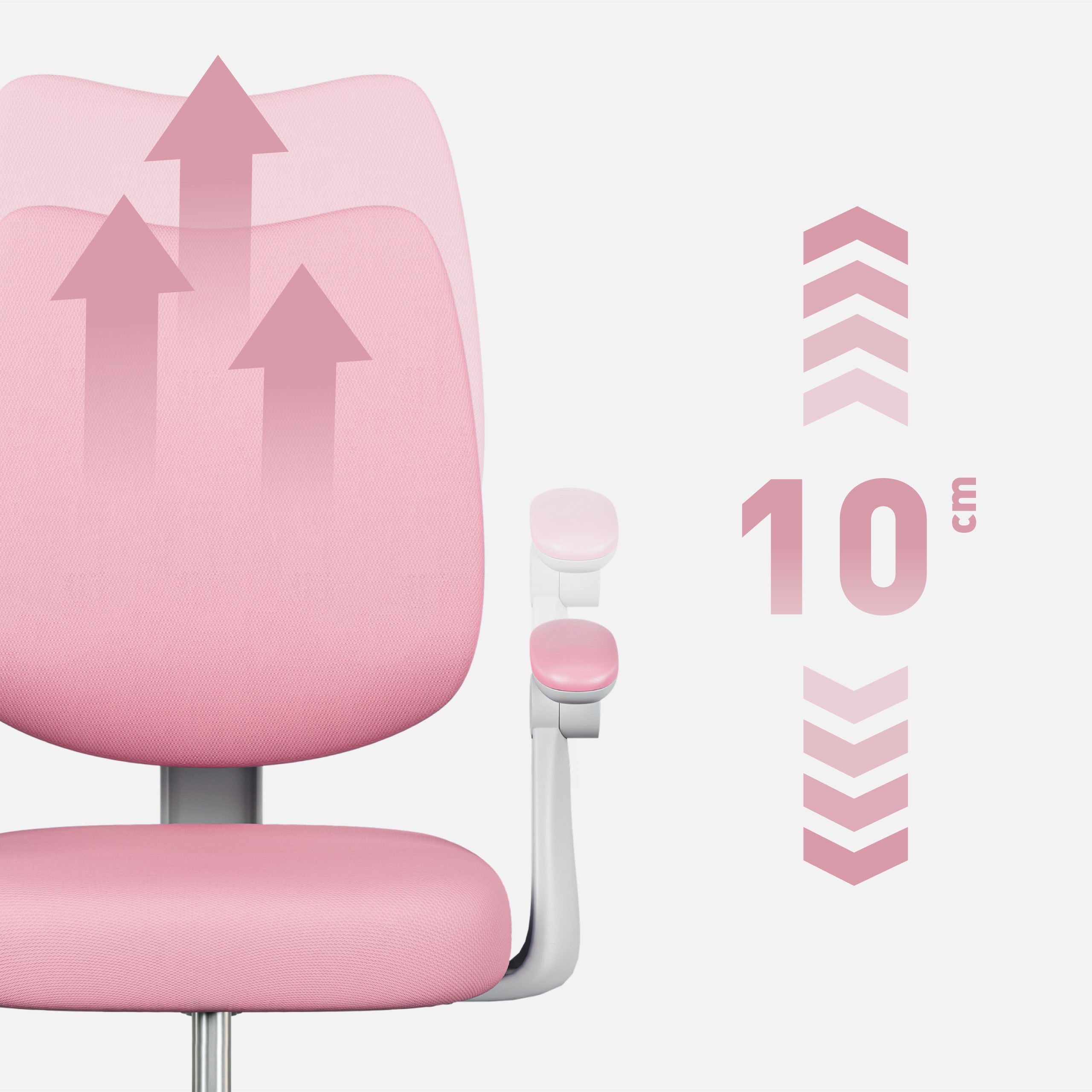 Sillón ergonómico para niños Mark Adler Junior 4.6 Rosa