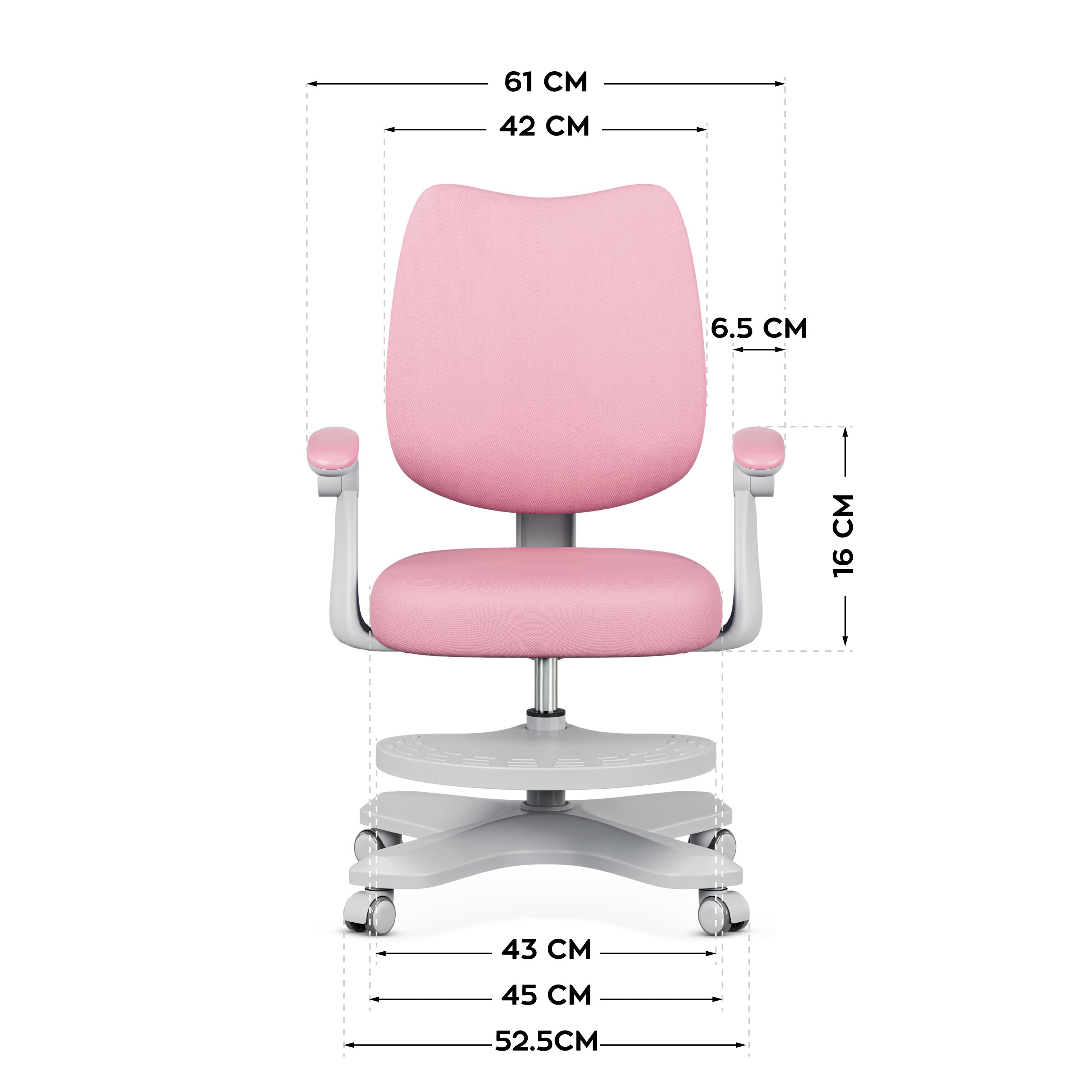 Sillón ergonómico para niños Mark Adler Junior 4.6 Rosa