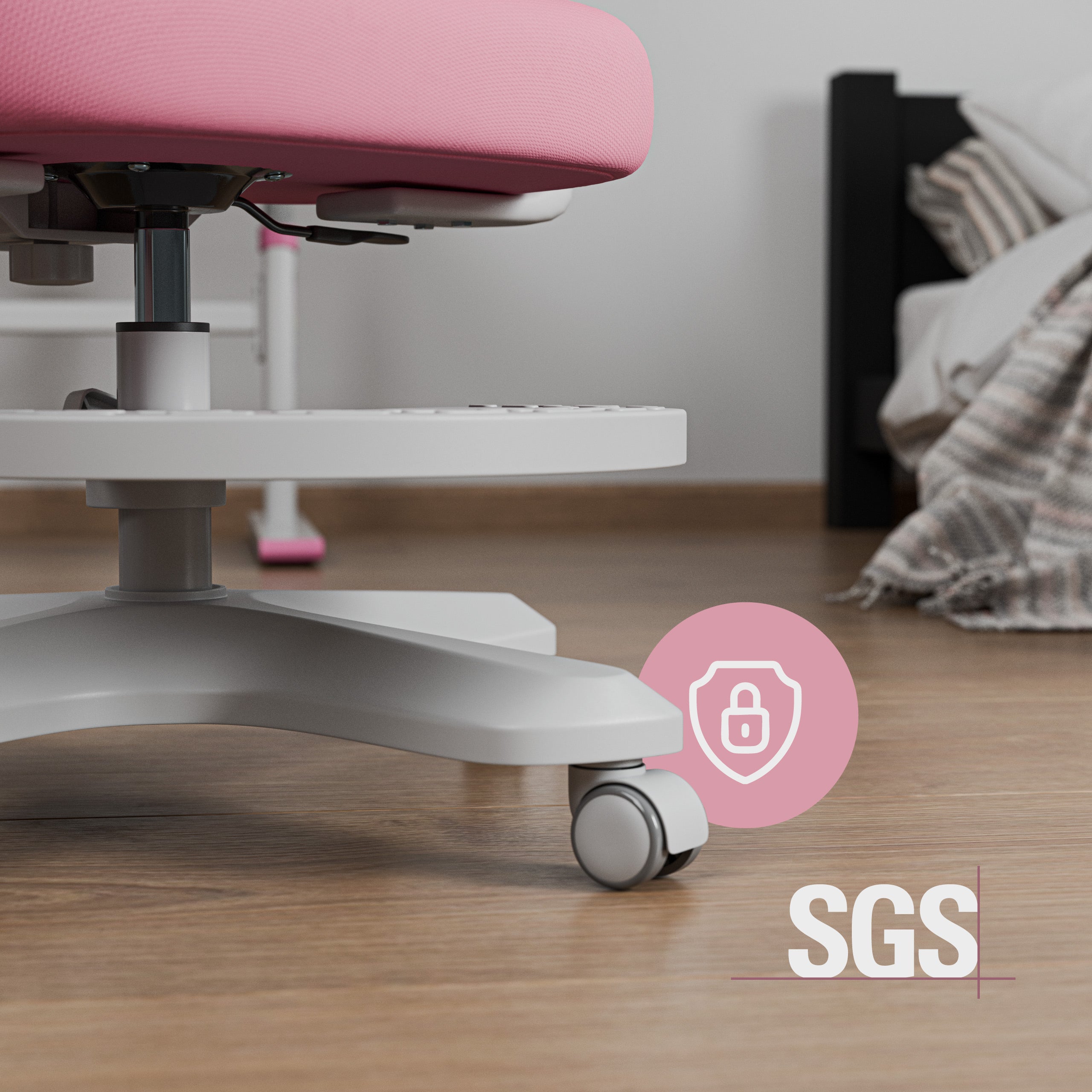 Sillón ergonómico para niños Mark Adler Junior 4.6 Rosa