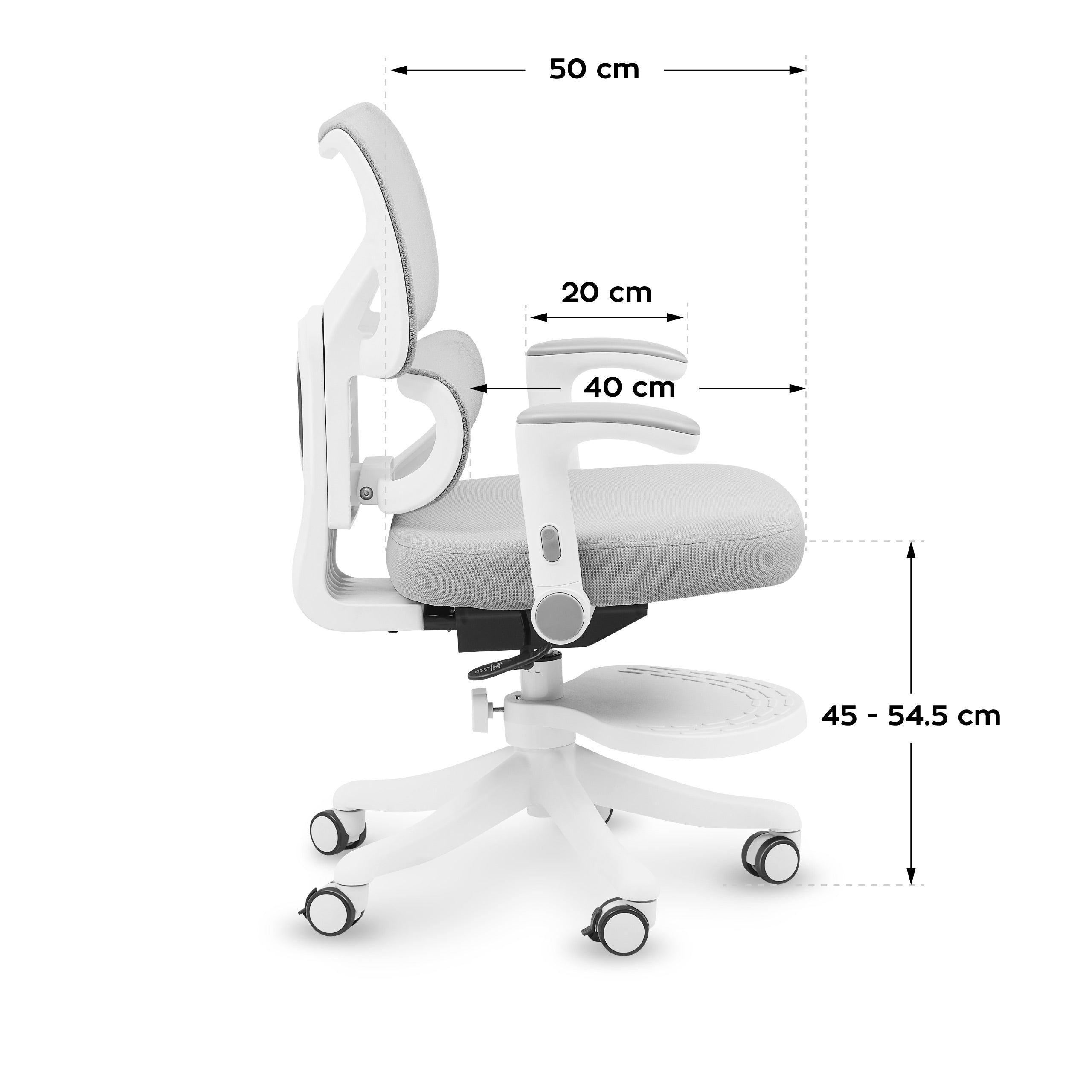 Sillón giratorio para niños Mark Adler Junior 5.3 Grey