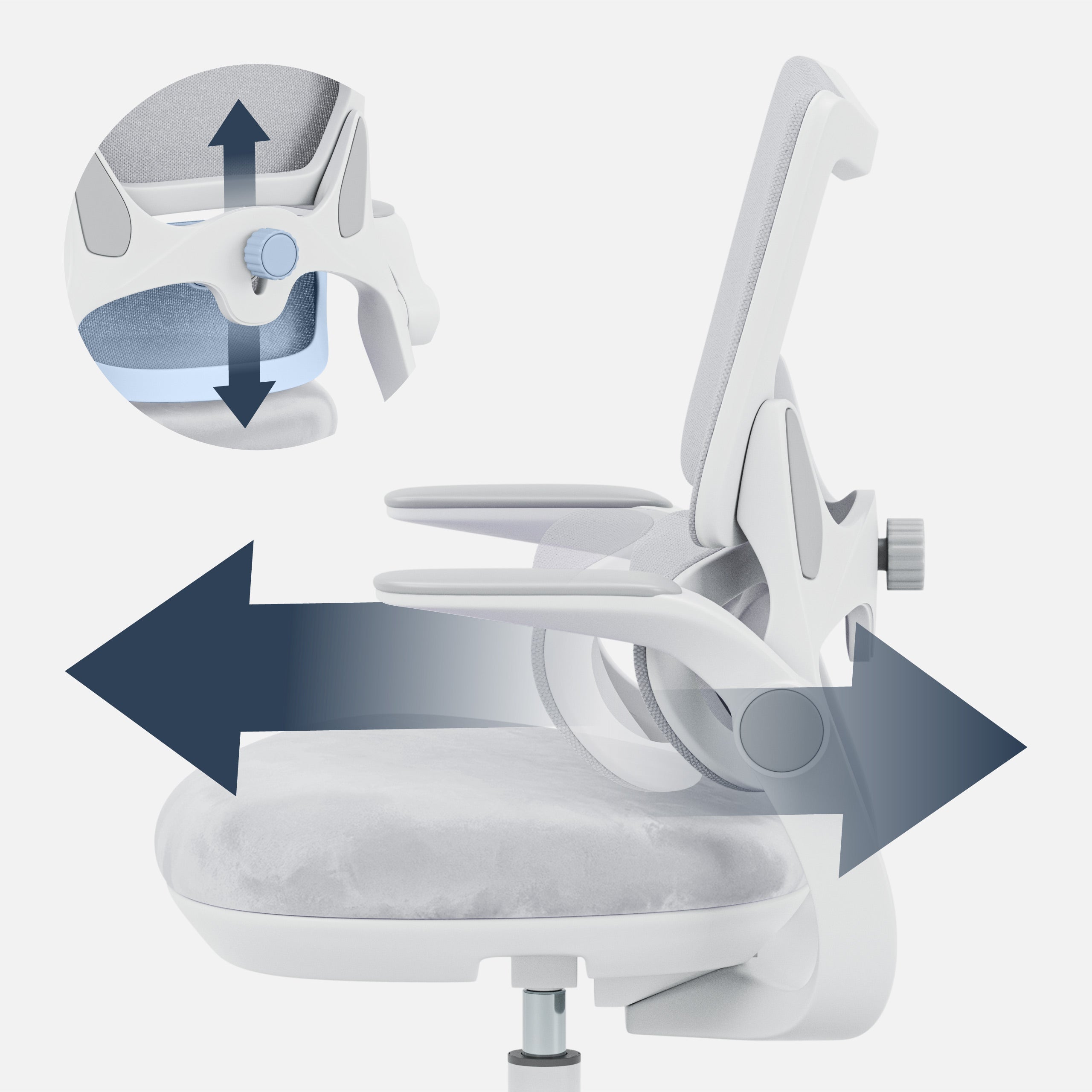 Silla de escritorio para niños Mark Adler Junior 5.7 Grey