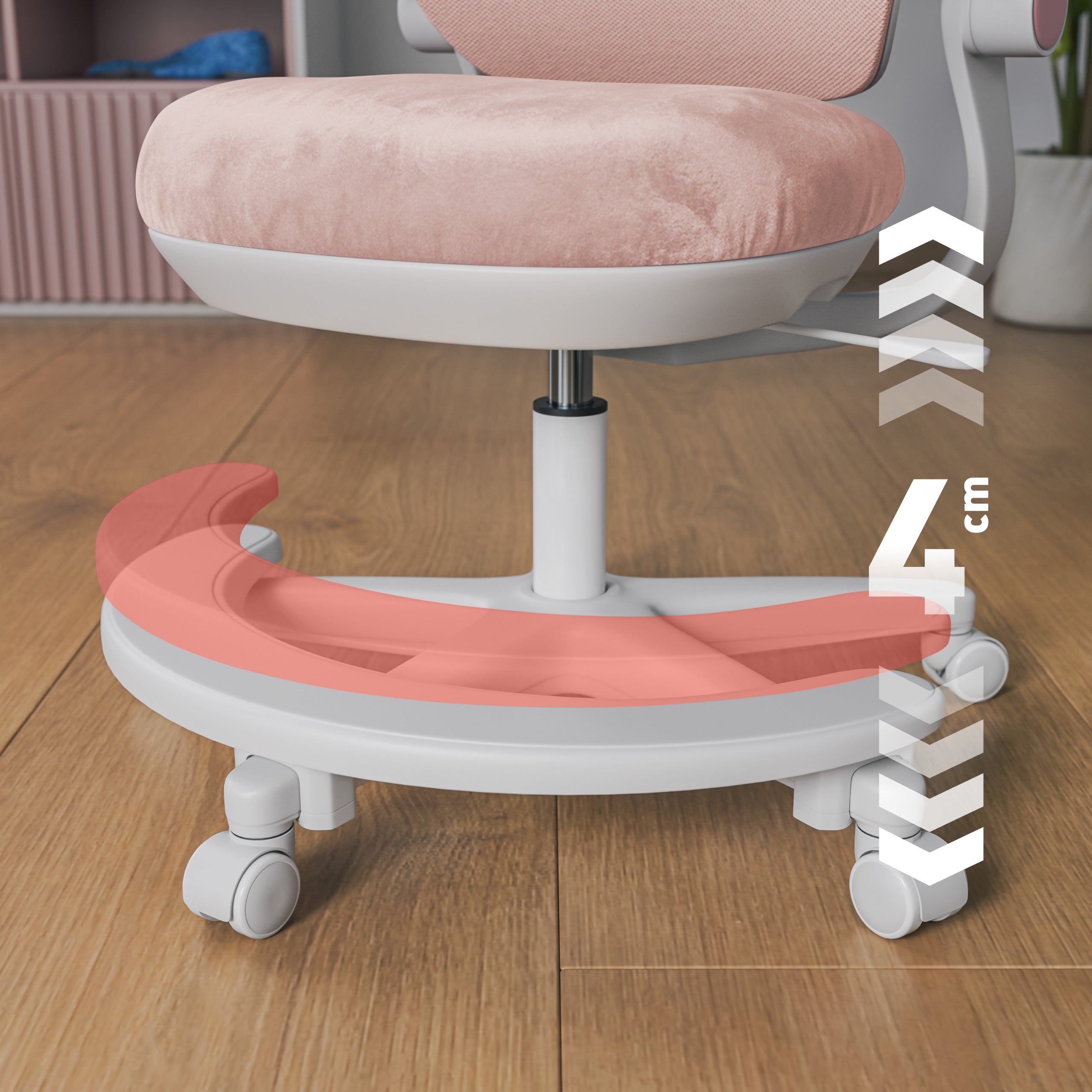 Sillón de escritorio para niños Mark Adler Junior 5.7 Pink
