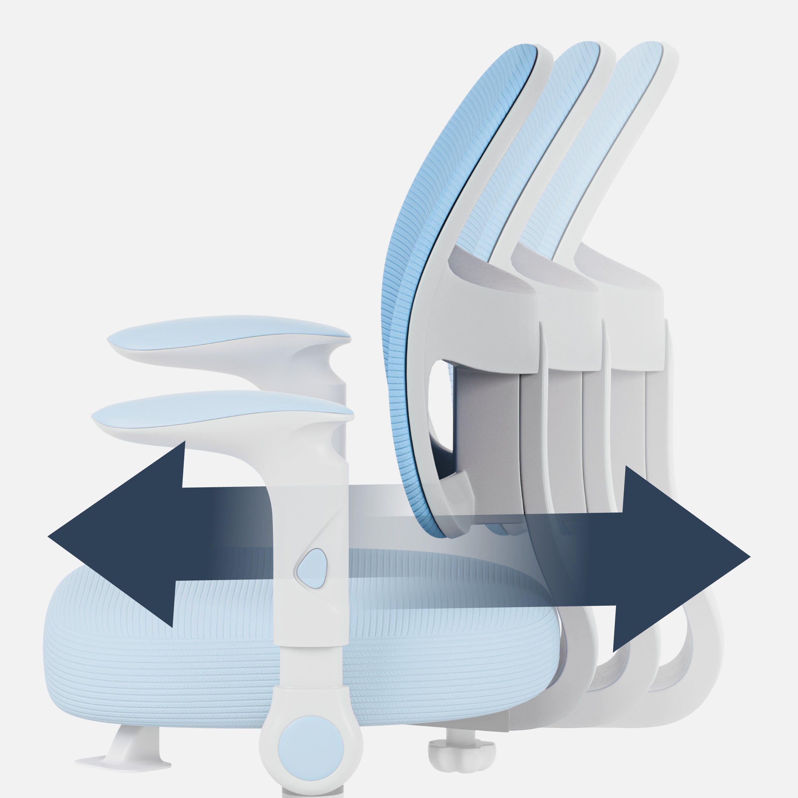 Sillón giratorio Mark Adler JUNIOR 5.0 Blue