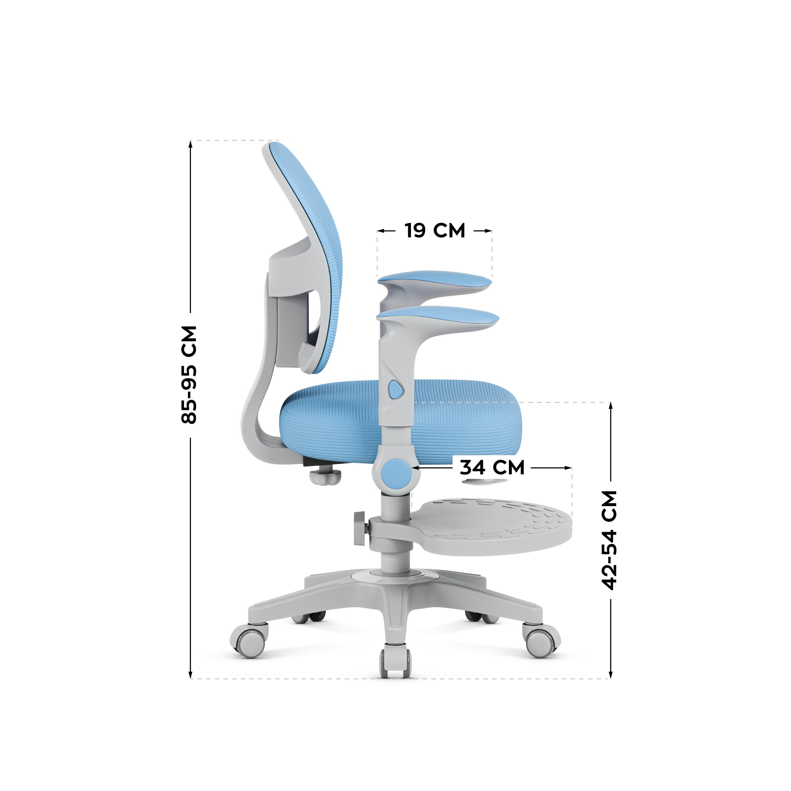Sillón giratorio Mark Adler JUNIOR 5.0 Blue