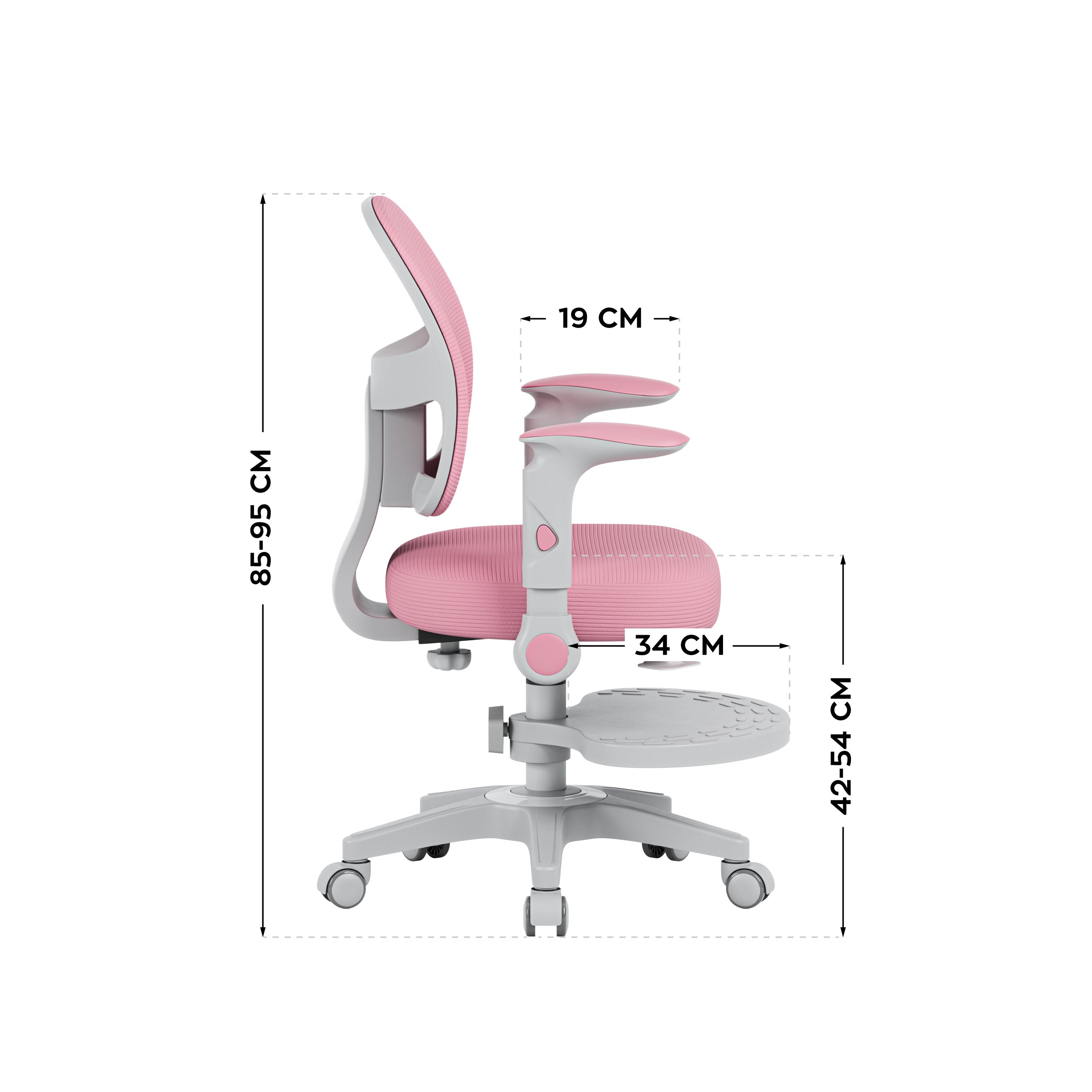 Sillón giratorio Mark Adler JUNIOR 5.0 Rosa