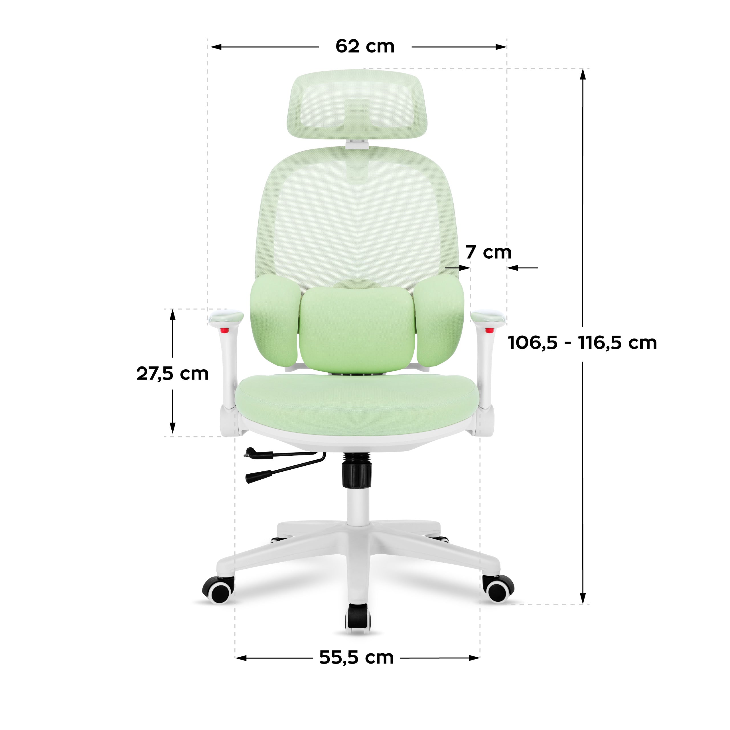 Sillón ergonómico para niños Mark Adler Junior 6.3 Green