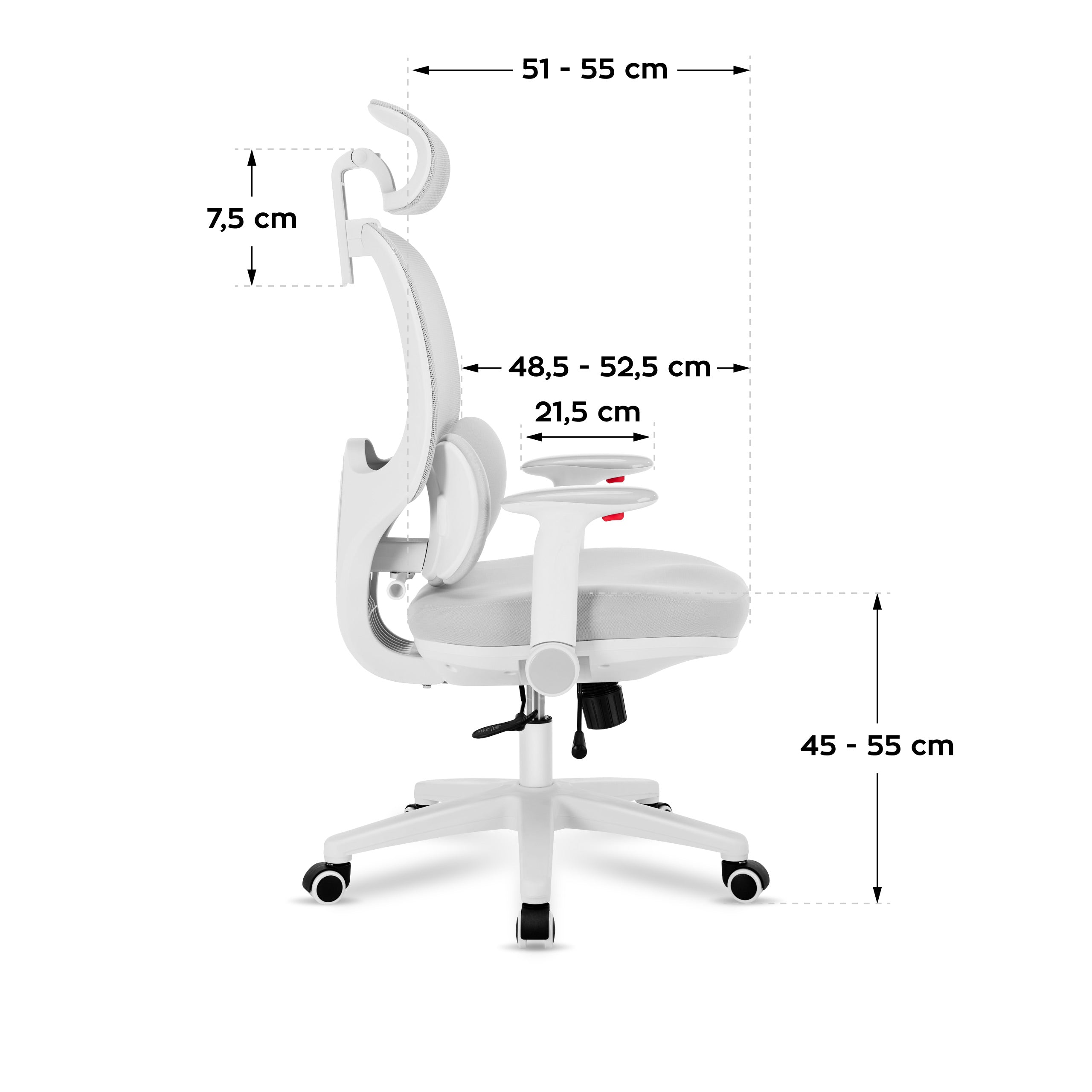 Sillón ergonómico para niños Mark Adler Junior 6.3 Grey