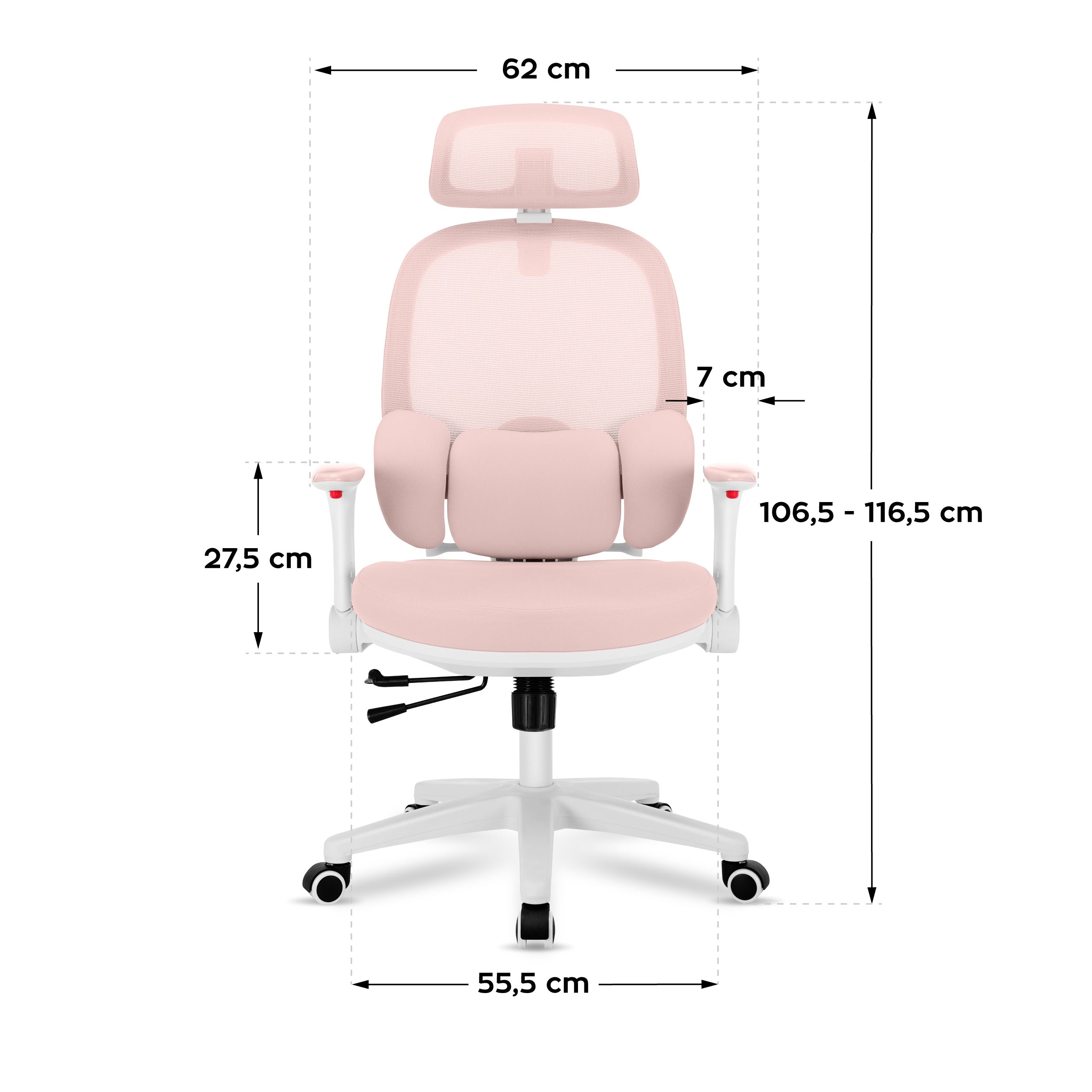 Sillón ergonómico para niños Mark Adler Junior 6.3 Pink