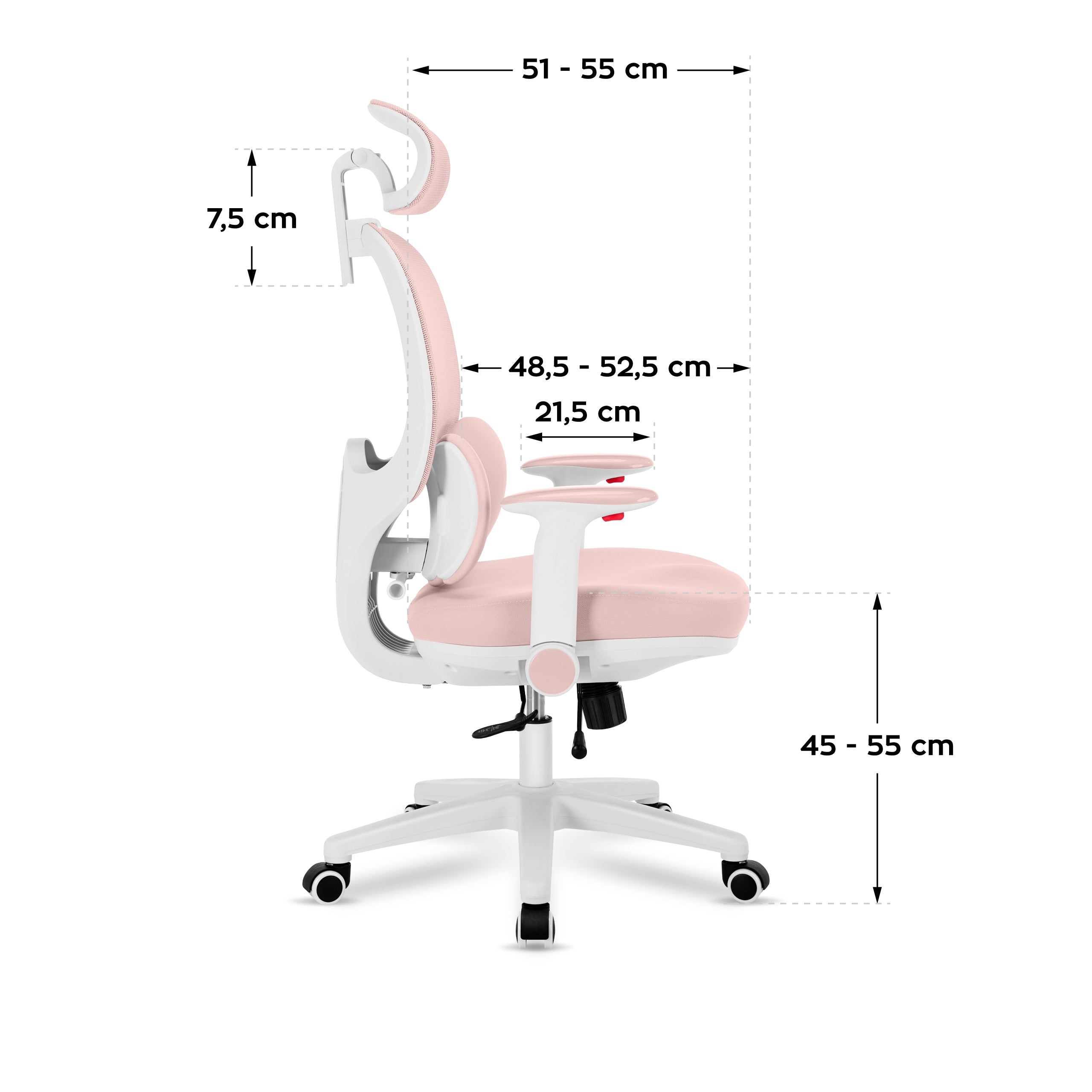 Sillón ergonómico para niños Mark Adler Junior 6.3 Pink