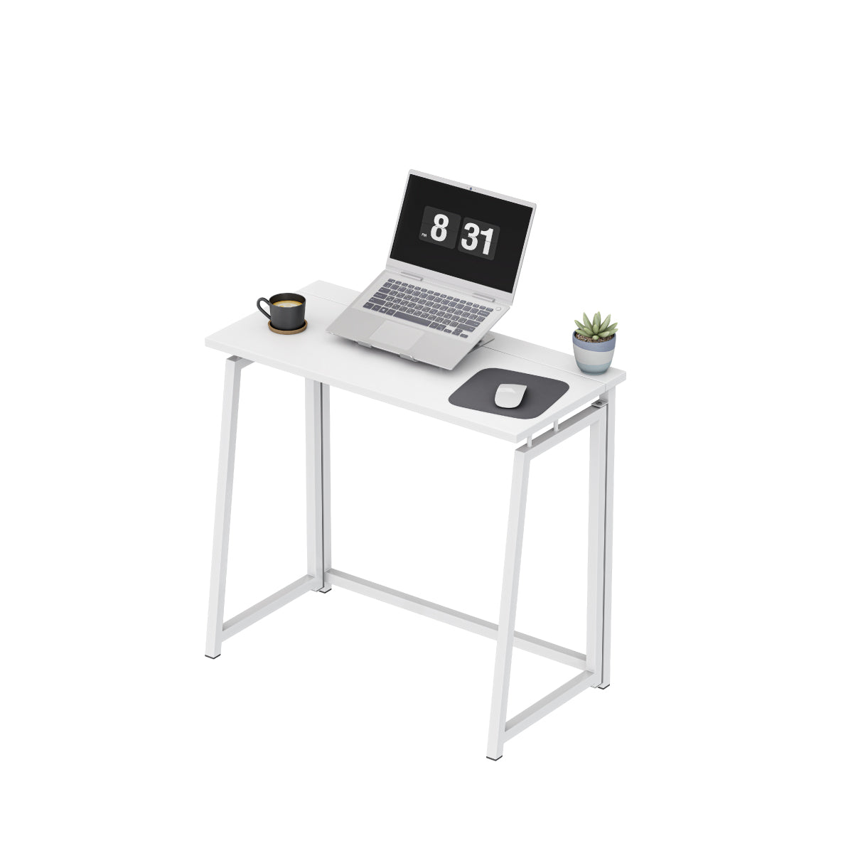 Escritorio plegable Mark Adler Leader 1.5 White de 80 cm